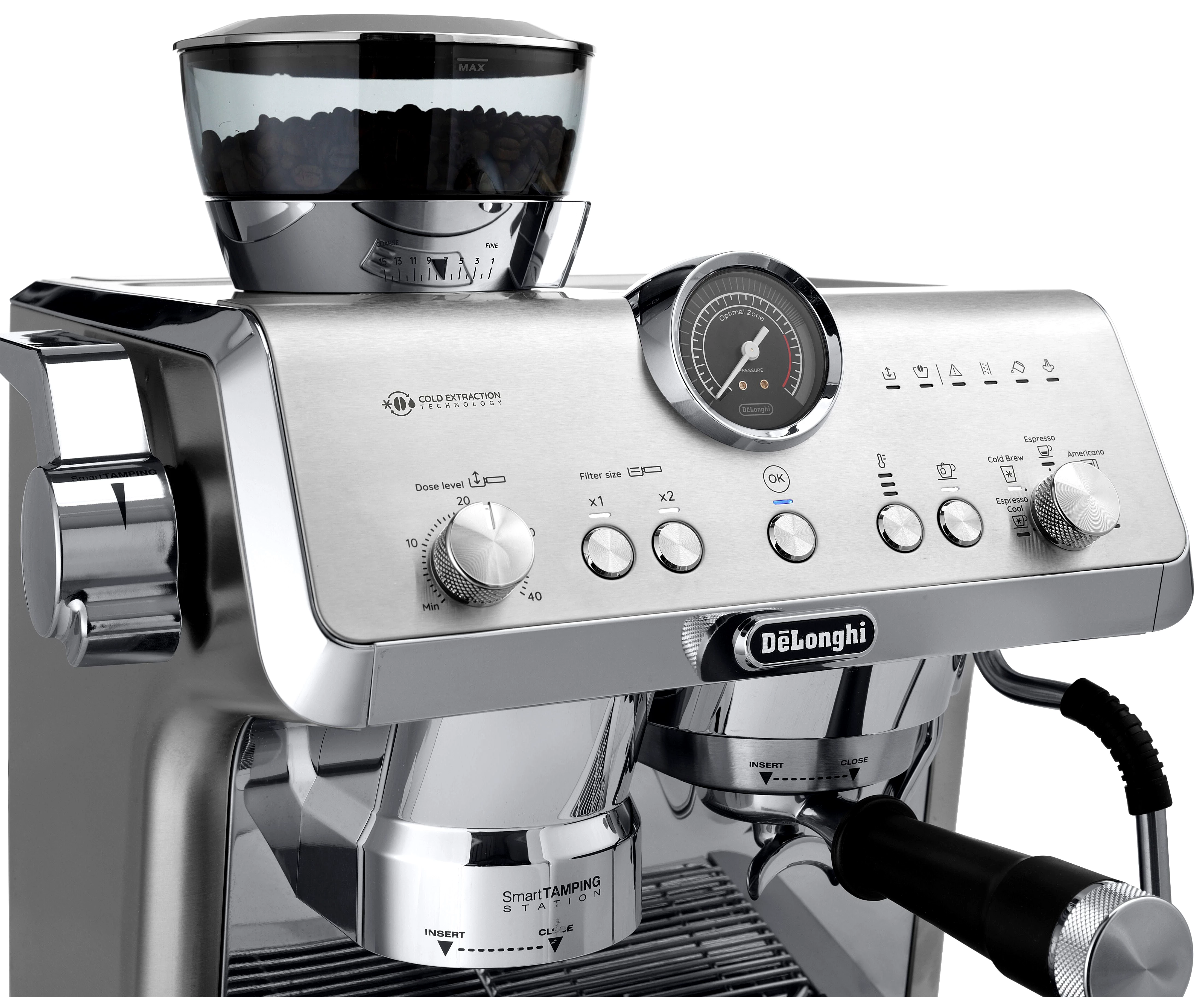 De'Longhi Espressomaschine La Specialista Opera Cold Brew EC9555.M, Metall