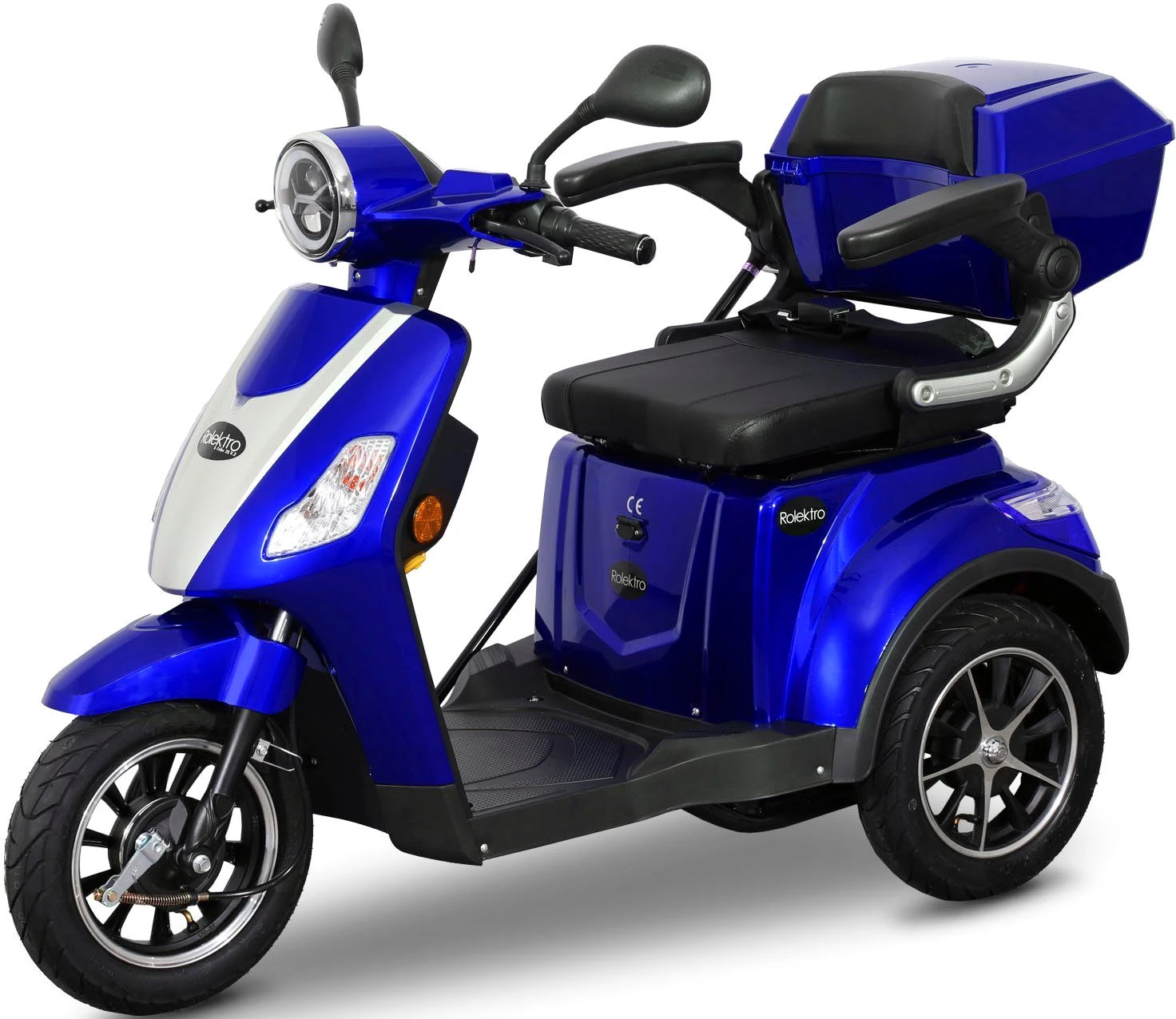 ROLEKTRO Elektromobil E-Trike 25 V.2, Blei-Gel-Akku 1000 W, 25 km/h, (mit Topcase) ... mehr