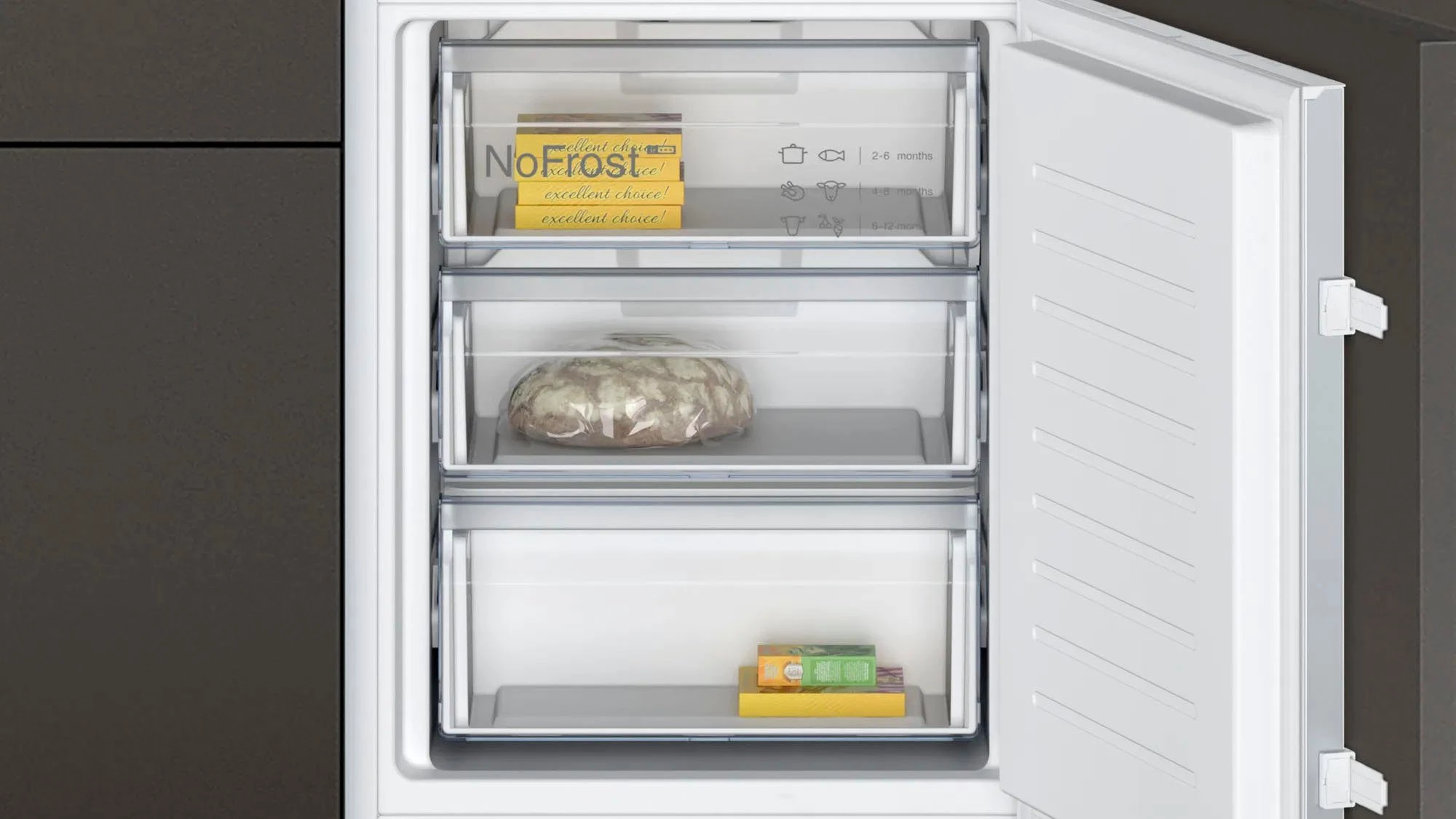 NEFF Einbaukühlgefrierkombination N 30 KI7861SE0, 177,2 cm hoch, 54,1 cm breit