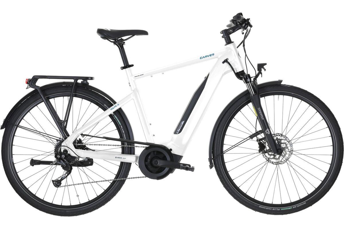 Carver Route E.400 - 400 Wh - 28 Zoll - Diamant - 2026 Weiß