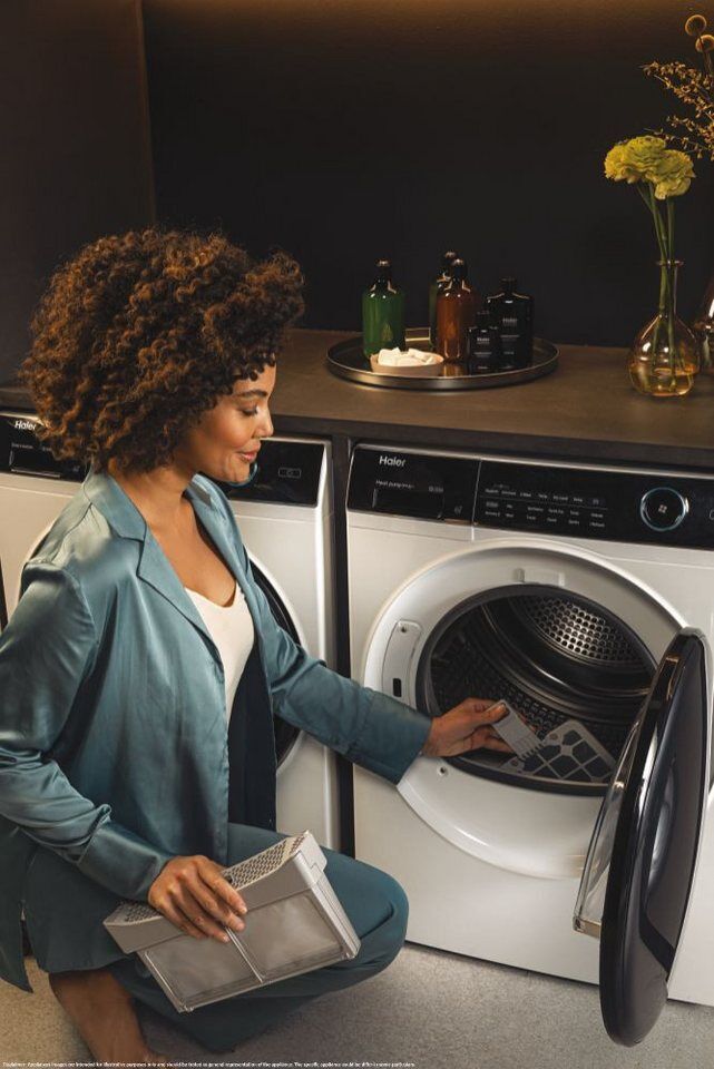 Haier Wärmepumpentrockner HD80-A3959, mit 8 kg Fassungsvermögen