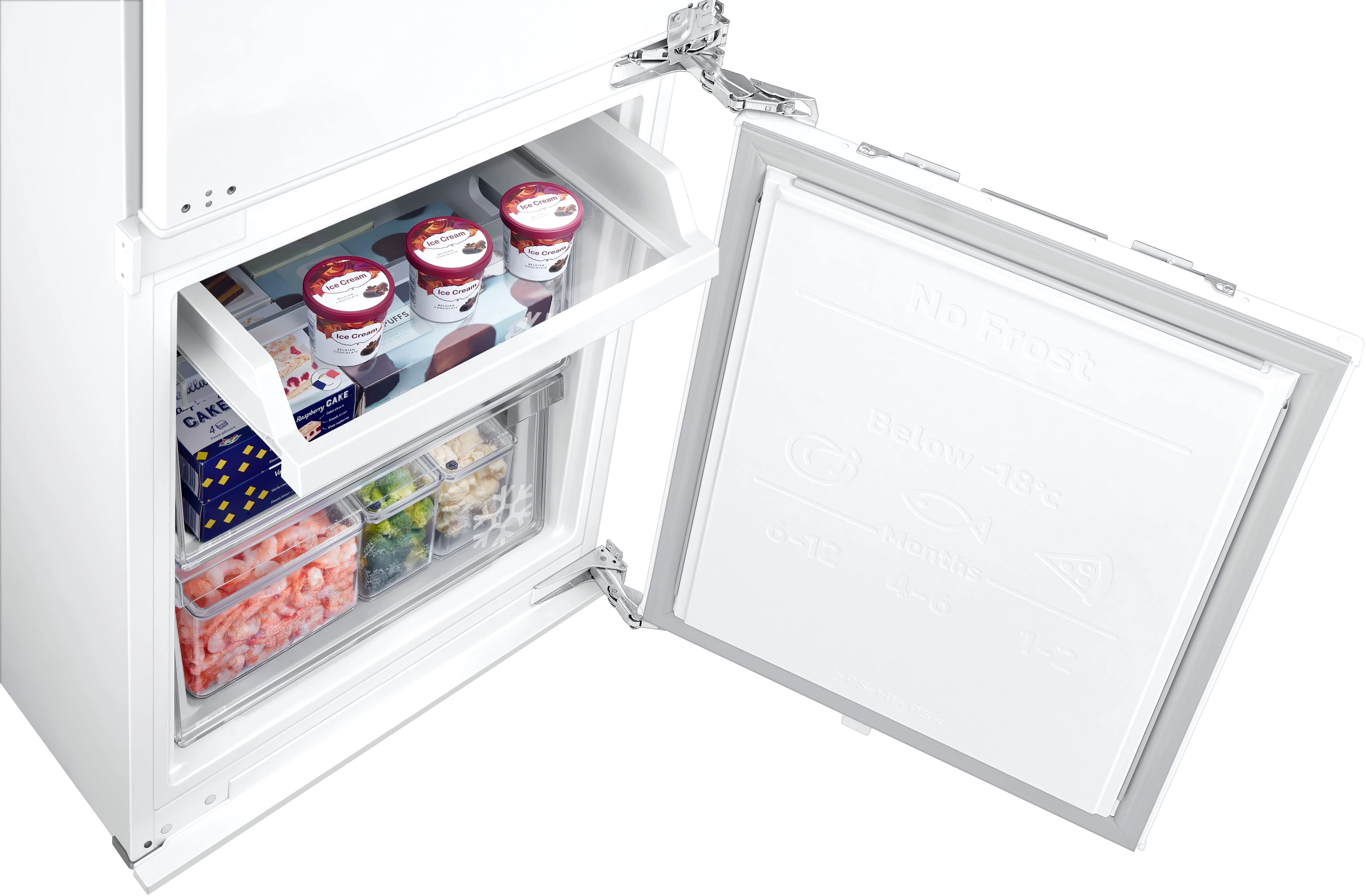 Samsung Einbaukühlgefrierkombination BRB8OF BRB80F26ACFO, 177,5 cm hoch, 54 cm breit