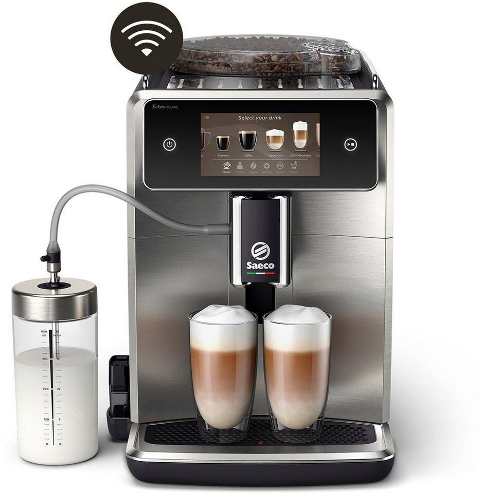 Saeco Kaffeevollautomat Saeco Xelsis Deluxe SM8785/00, 22 Kaffeespezialitäten, 8