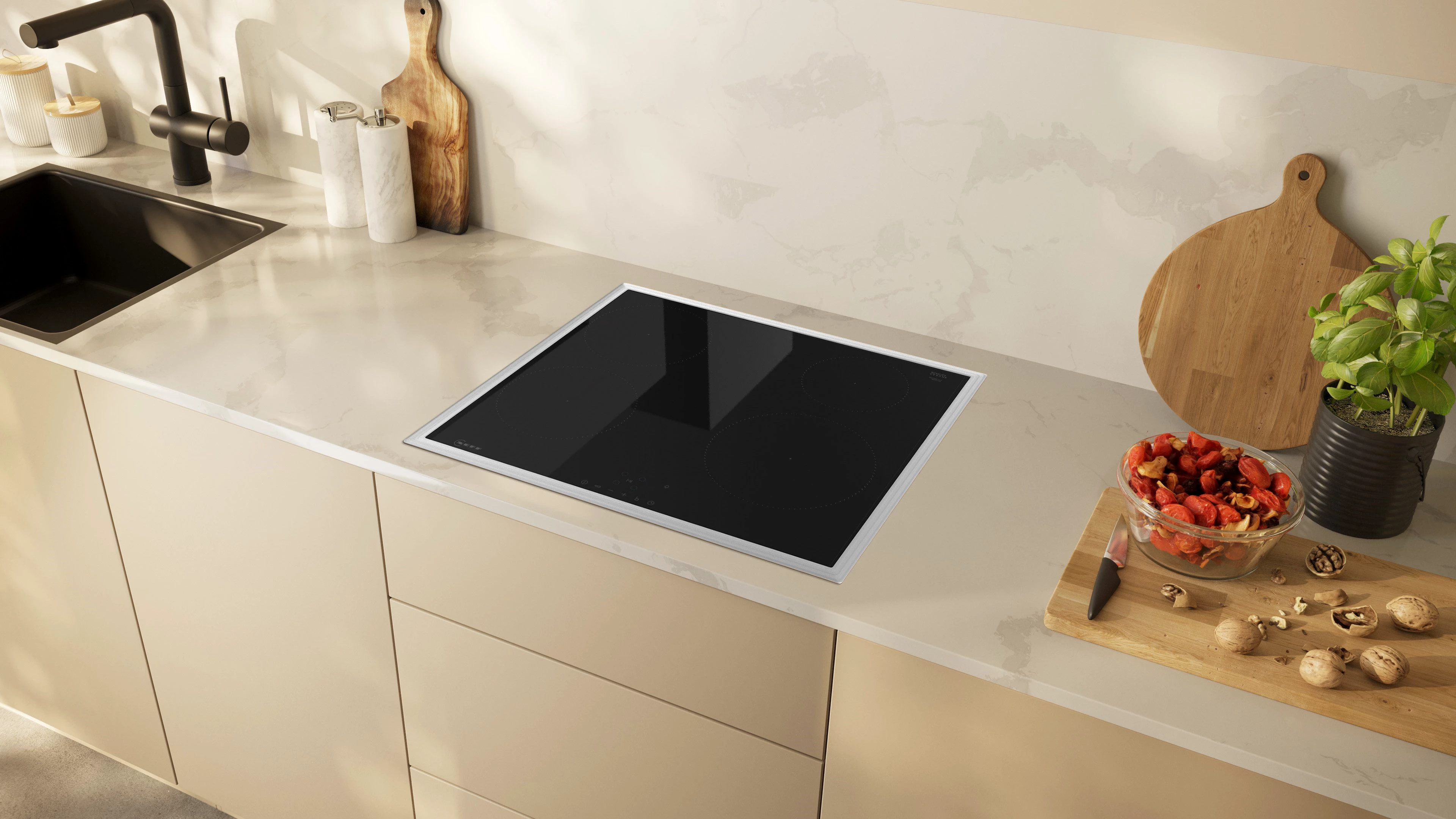 NEFF Backofen-Set BTX46PIB0, mit Teleskopauszug nachrüstbar, Pyrolyse-Selbstreinigung