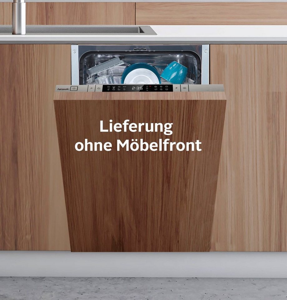 Hanseatic vollintegrierbarer Geschirrspüler HGVI4582C10J7714DS, 10 Maßgedecke, e