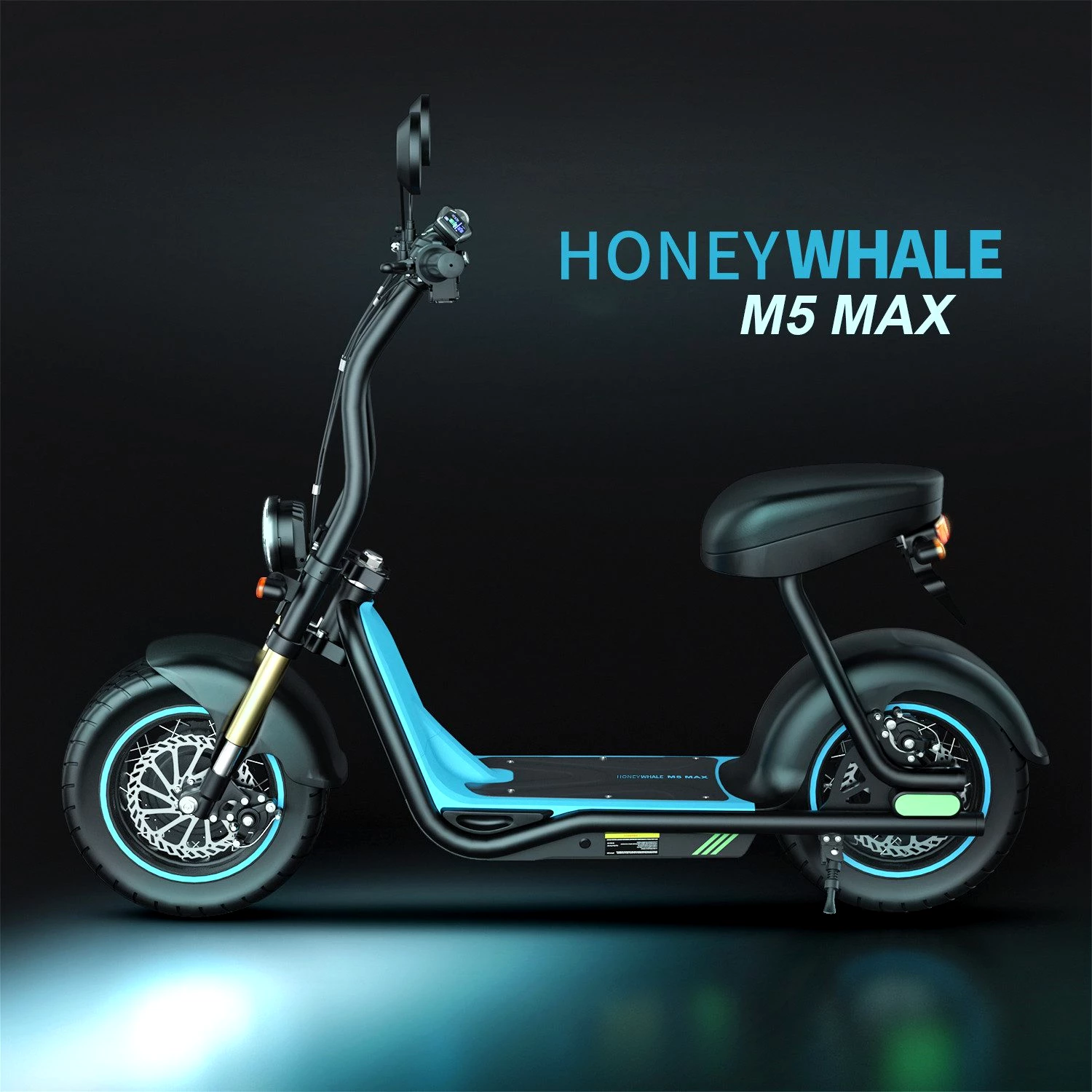 DOTMALL E-Scooter 10 Zoll HONEY WHALE M5 Max mit ABE-Gutachten E-Roller