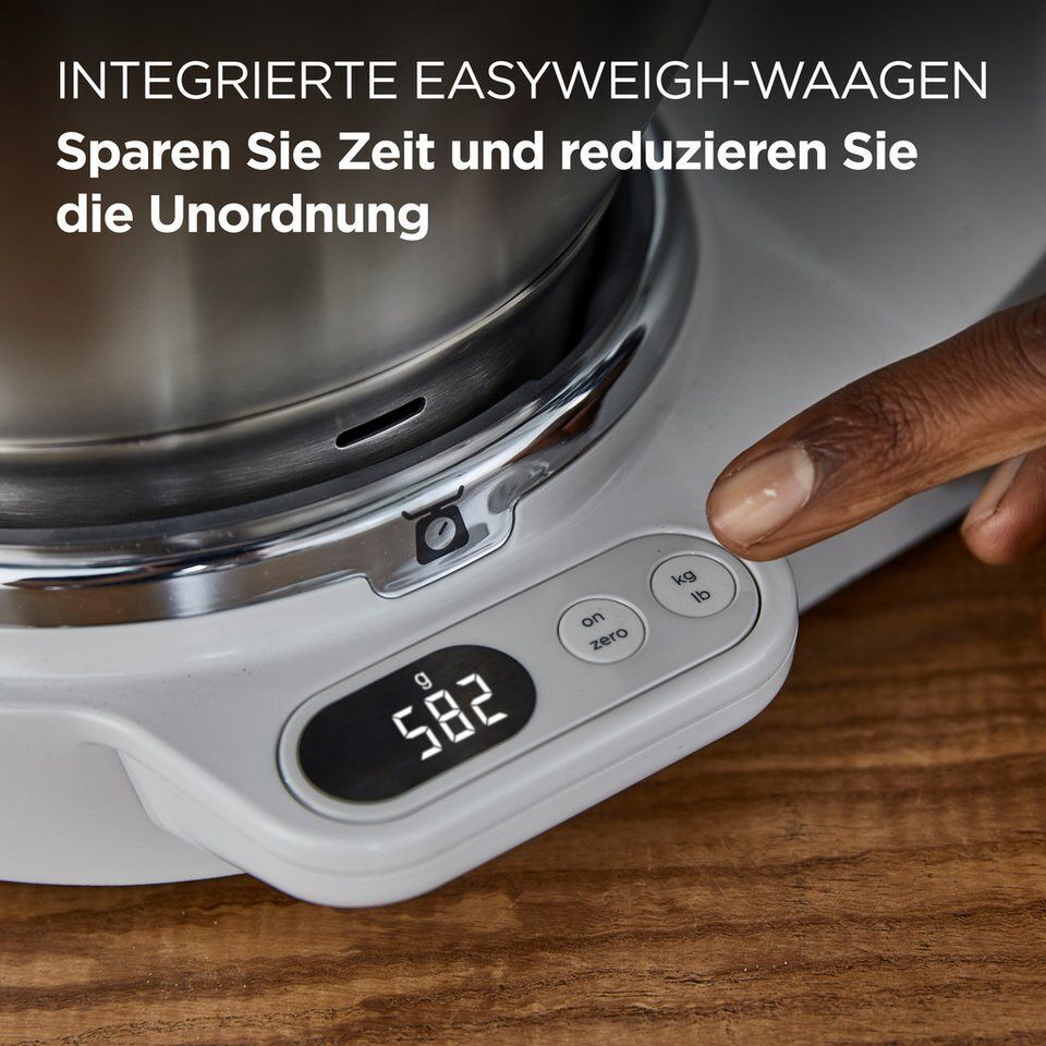 KENWOOD Küchenmaschine Titanium Chef Baker KVC85.594SI, 1200 W, 5 l Schüssel, in