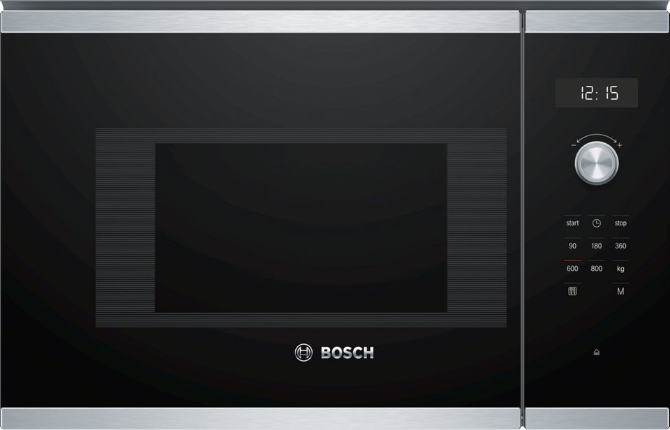 BOSCH Einbau-Mikrowelle BFL524MS0, Mikrowelle, 20 l, 7 Automatikprogramme & einf
