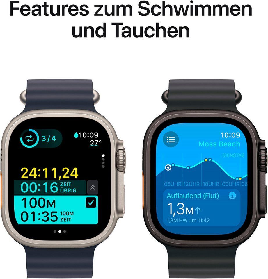 Apple Watch Ultra 2 (2024) GPS + Cellular Smartwatch (4,9 cm, Watch OS)