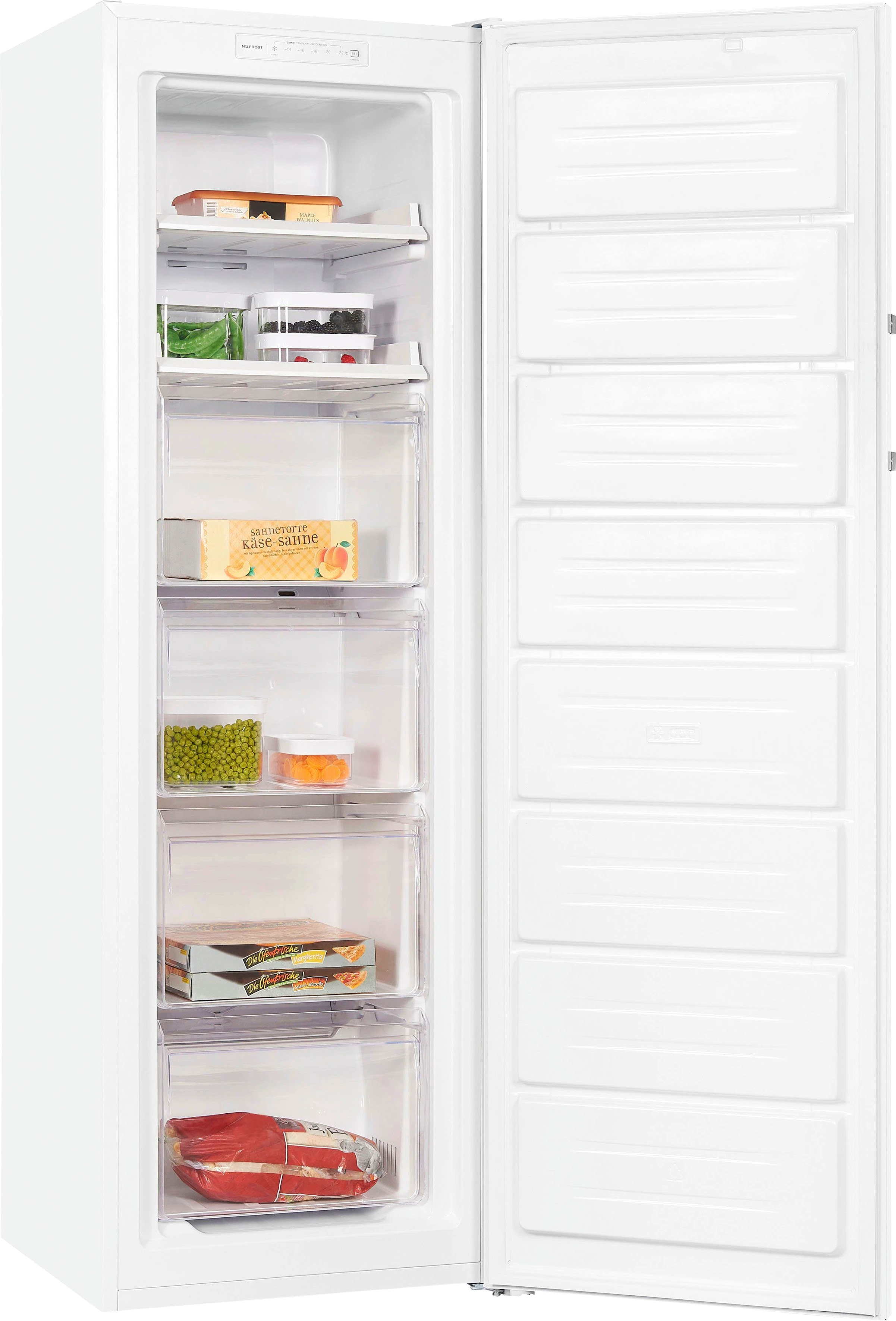 exquisit Gefrierschrank GS271-NF-H-040D weiss, 170,5 cm hoch, 54 cm breit, 204 Liter Nutzinhalt