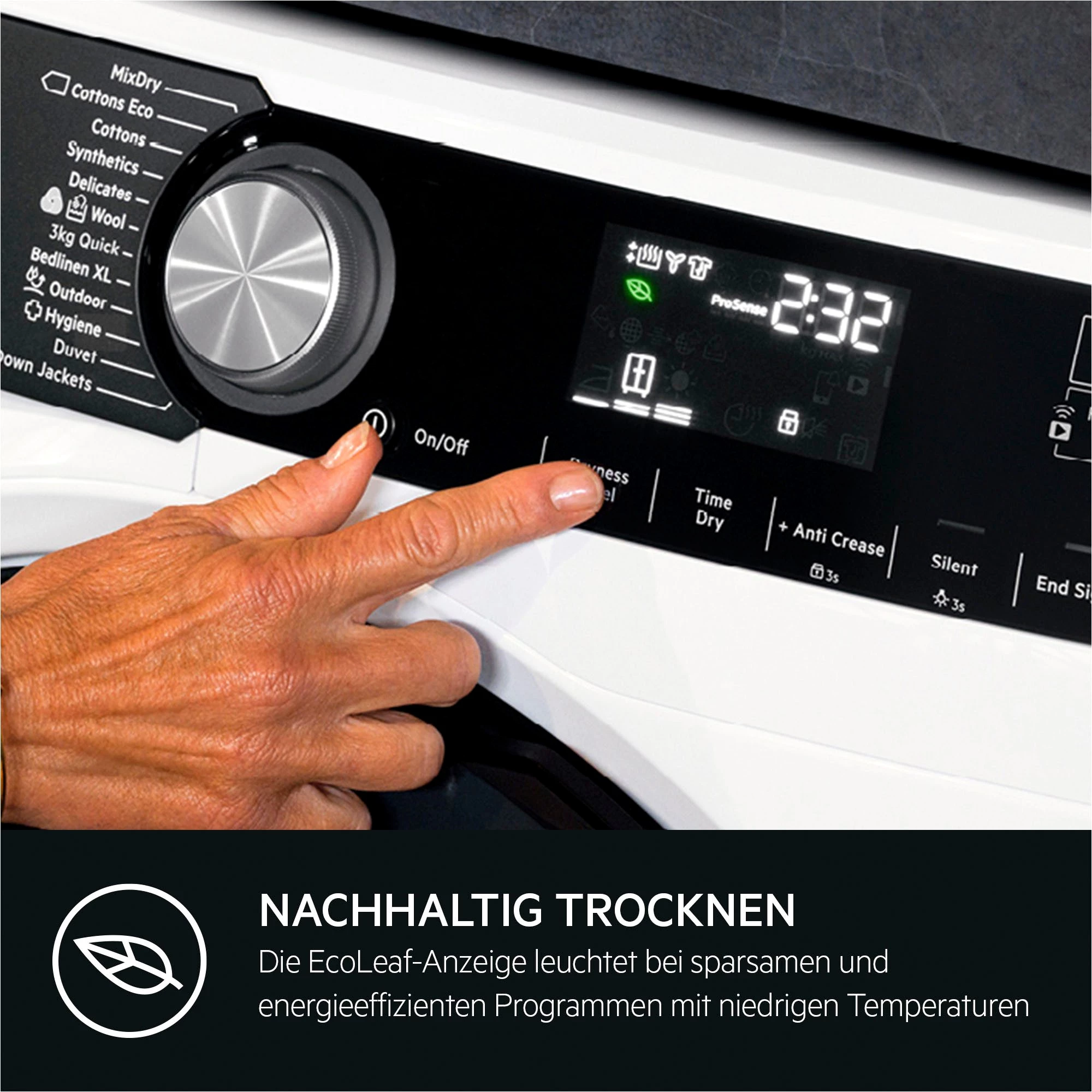 AEG Wärmepumpentrockner Serie 8000 TR8T70680, 8 kg, AbsoluteCare®- Perfekter Schutz für Wolle