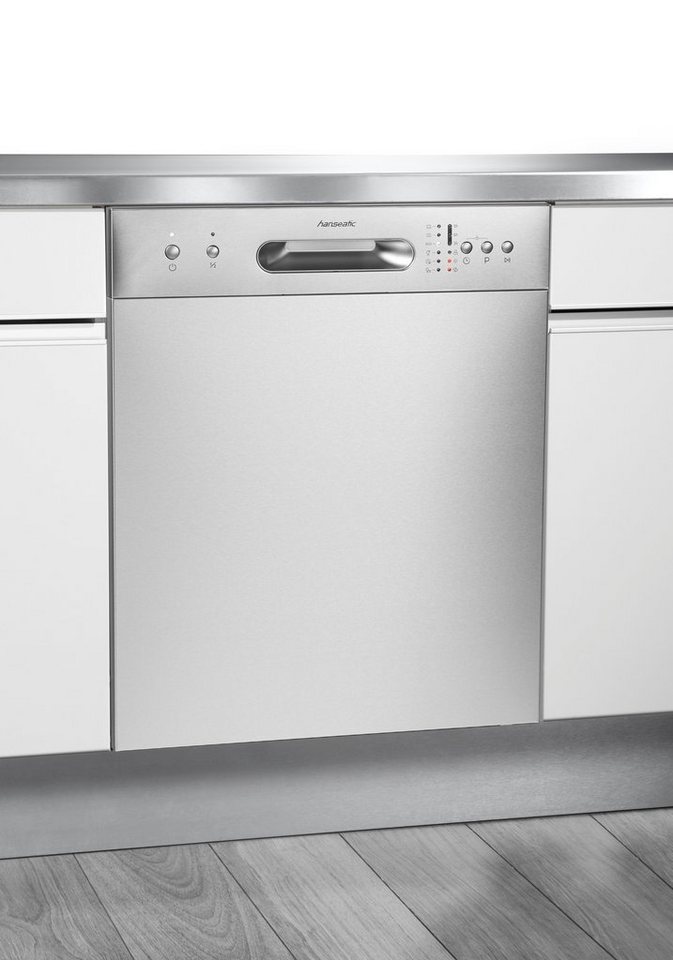 Hanseatic Unterbaugeschirrspüler HGU6082E127735BI, 12 Maßgedecke, für 12 Maßgede