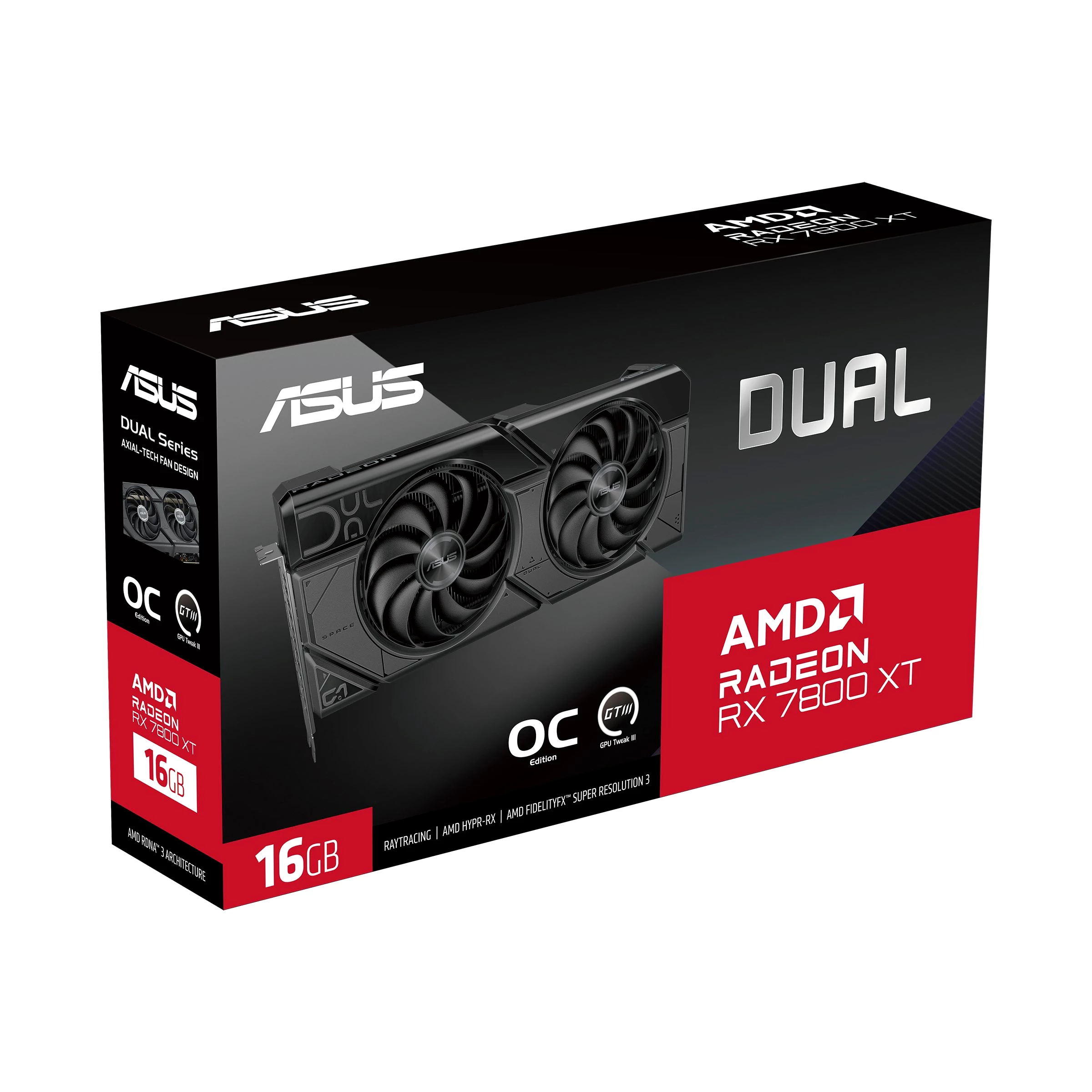Asus DUAL-RX7800XT-O16G Grafikkarte (16 GB, GDDR6)