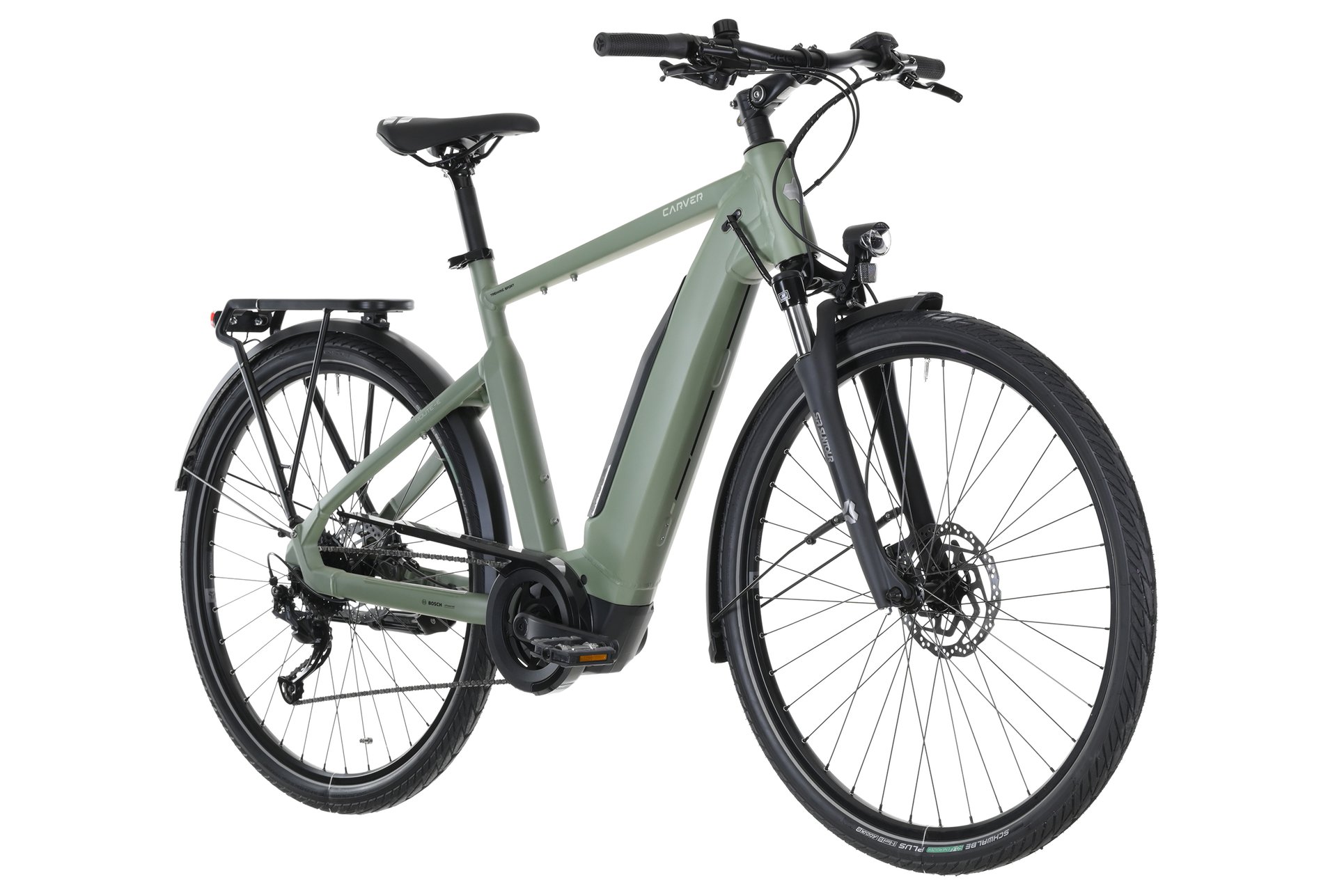 Carver Route E.400 - 400 Wh - 28 Zoll - Diamant - 2026 Grün