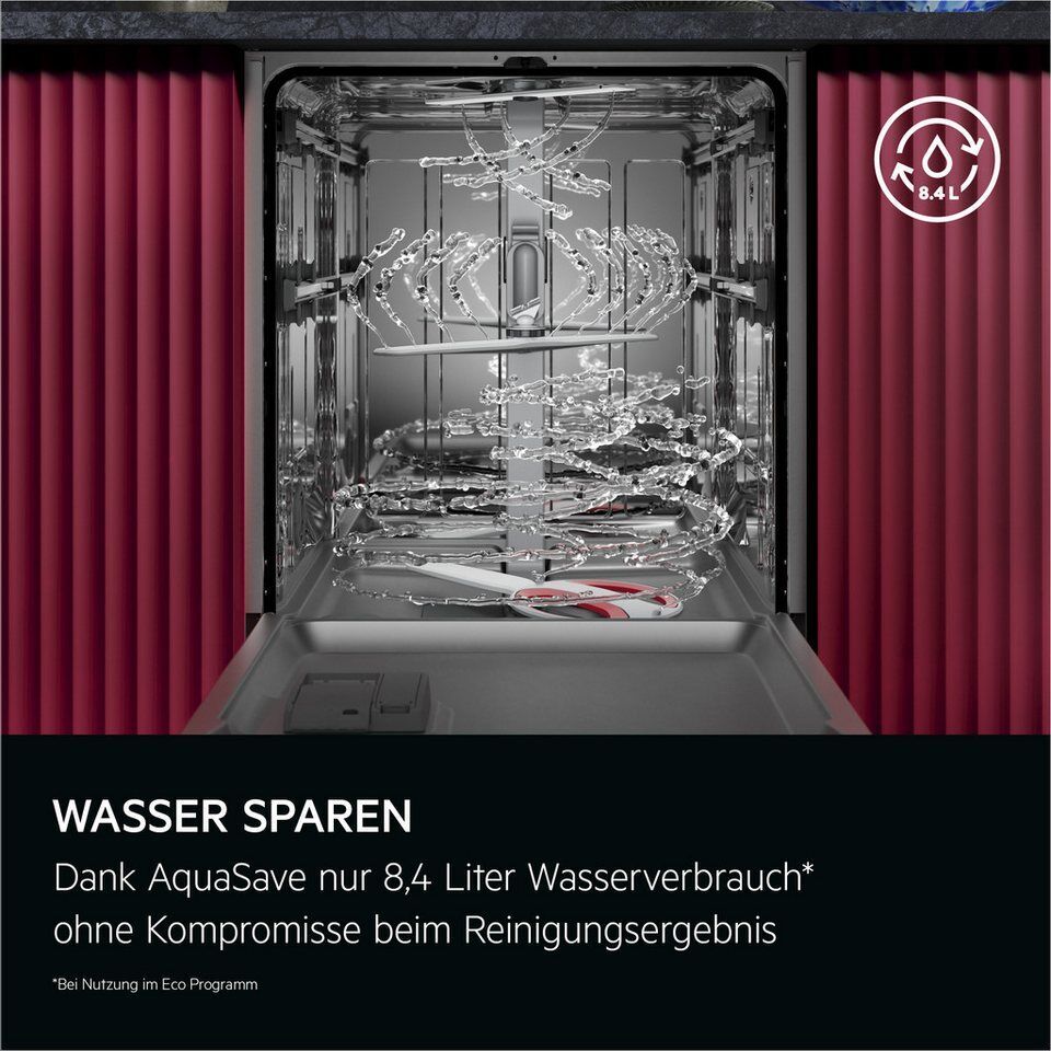 AEG vollintegrierbarer Geschirrspüler XXL Serie 8000, 60cm, WiFi GI8700B2SC, 15