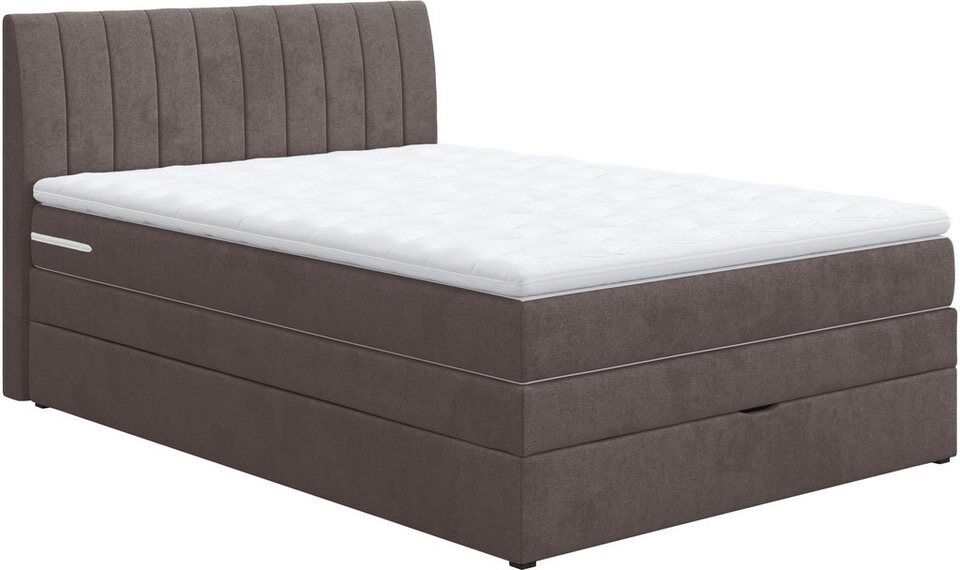 COTTA Boxspringbett Shark inkl. Bettkasten und Topper, erhältlich in den Breiten