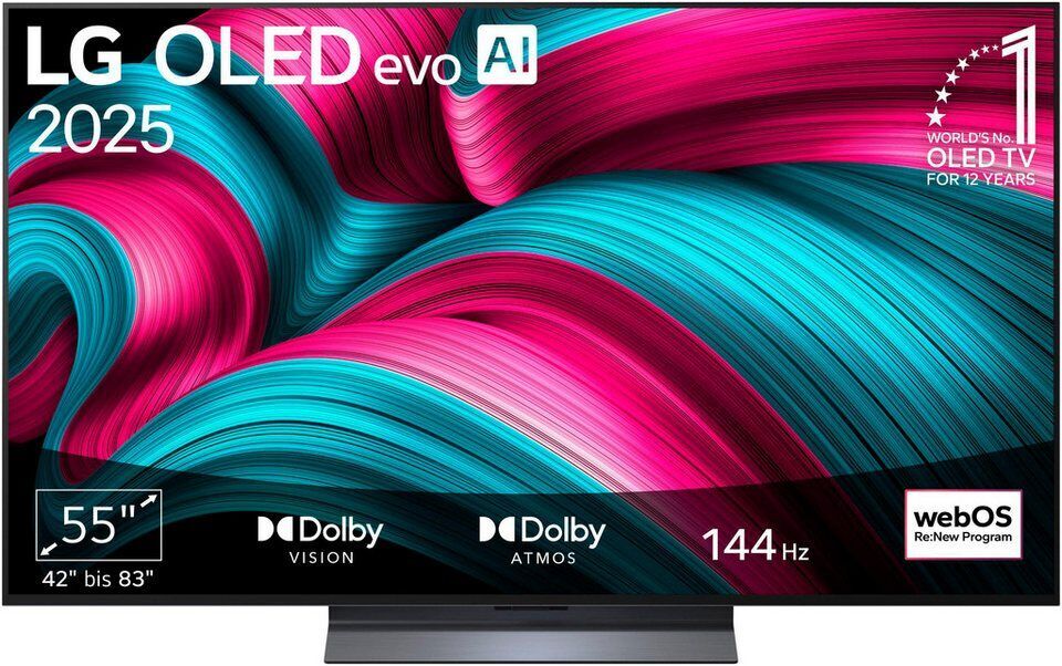 LG OLED55C5ELB OLED-Fernseher (139 cm/55 Zoll, 4K Ultra HD, Smart-TV)
