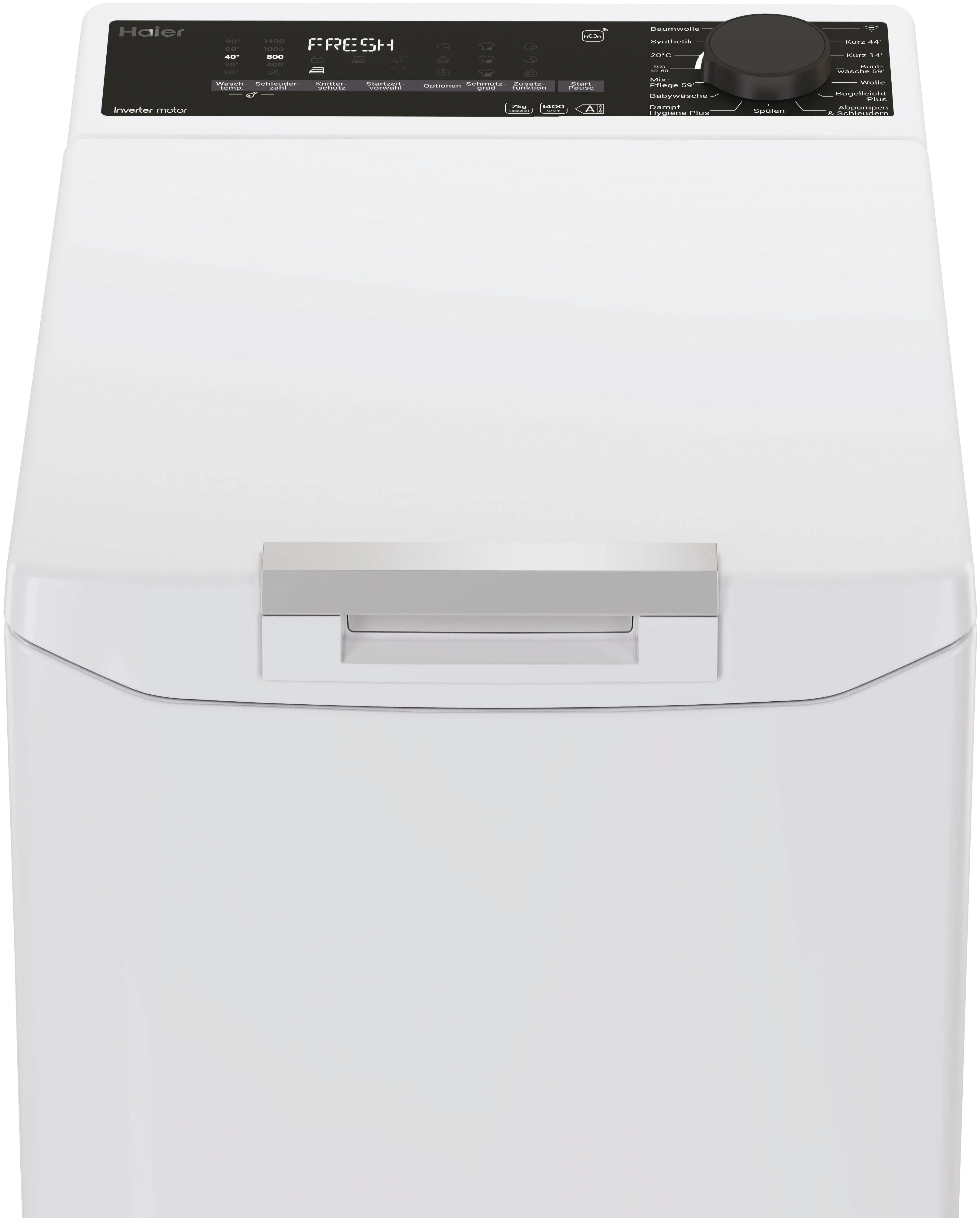 Haier Waschmaschine Toplader THASNQ476TM5-84, 7 kg, 1400 U/min, hOn App