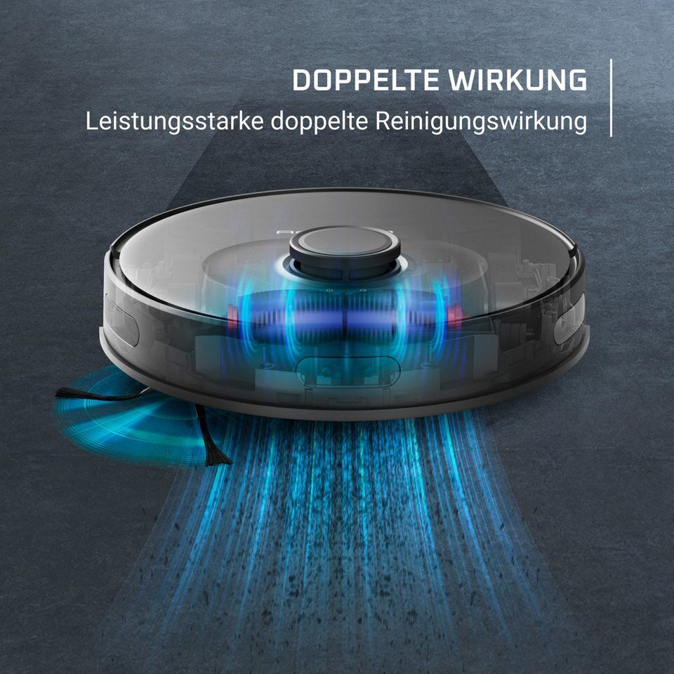 Rowenta Saugroboter mit Wischfunktion und Absaugstation X-Plorer 75S+ Neo, lange