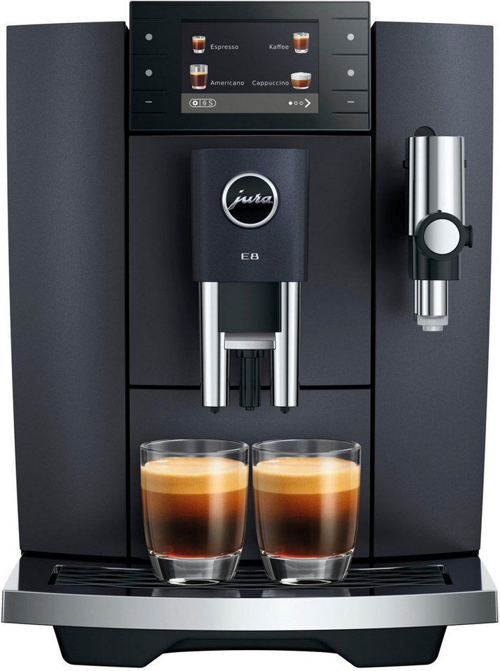 JURA Kaffeevollautomat 15749 E8 Cosmic Black (ED)