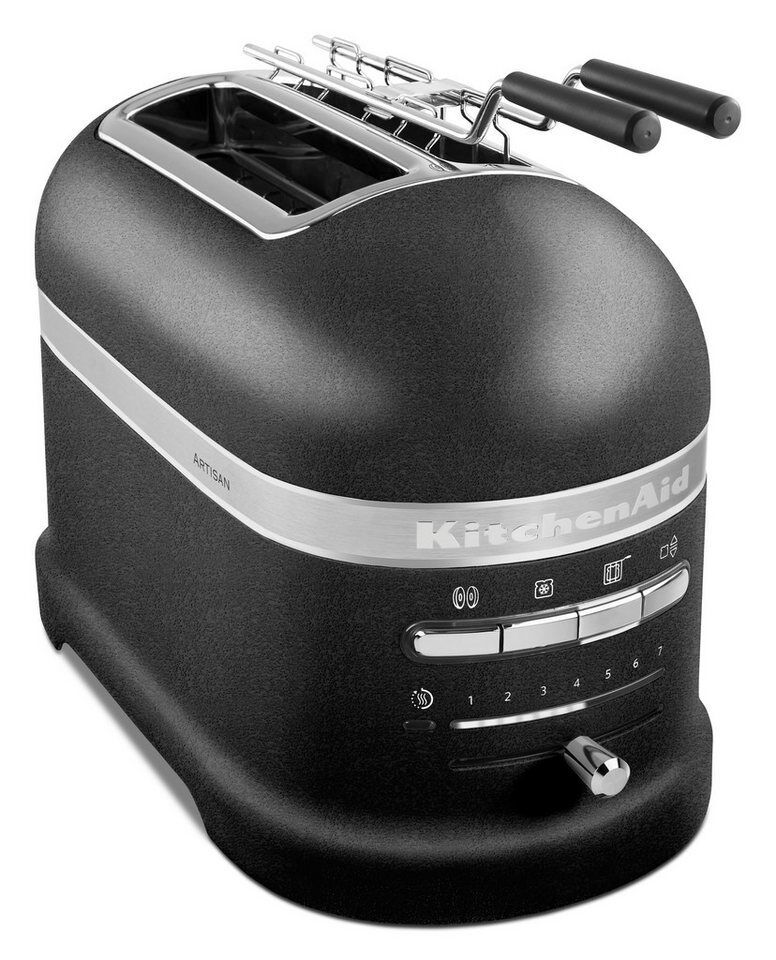 KitchenAid Toaster 5KMT2204EBK Gusseisen Schwarz, 2 kurze Schlitze, für 2 Scheib