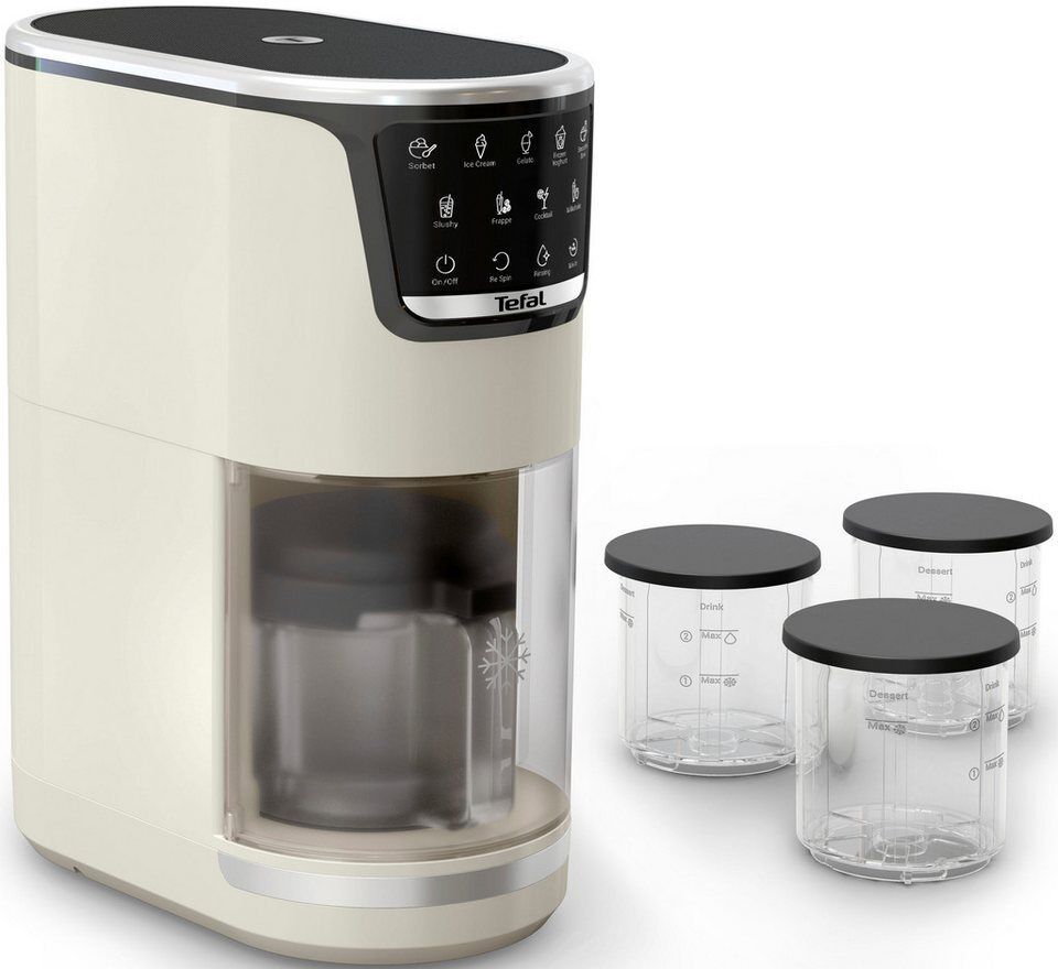 Tefal Eismaschine Dolci, 1,4 l, 600 W, 10 Programme, automatisches Reinigungspro