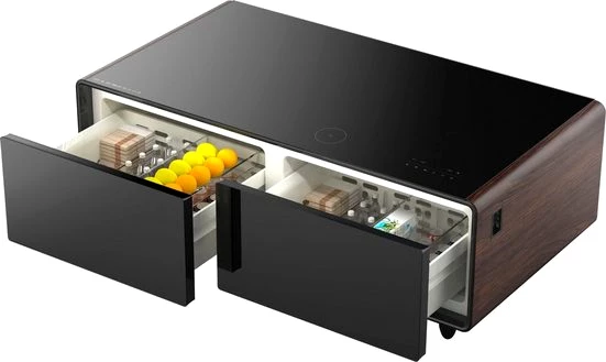 Caso Getränkekühlschrank 794, 46 cm hoch, 130,5 cm breit, Loungetisch mit Kühlfächern