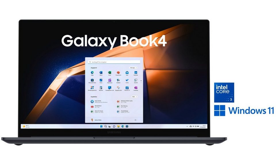 Samsung Galaxy Book4 15,6'' (NP750X) Core i3 8GB 256GB Notebook (39,6 cm/15,6 Zo