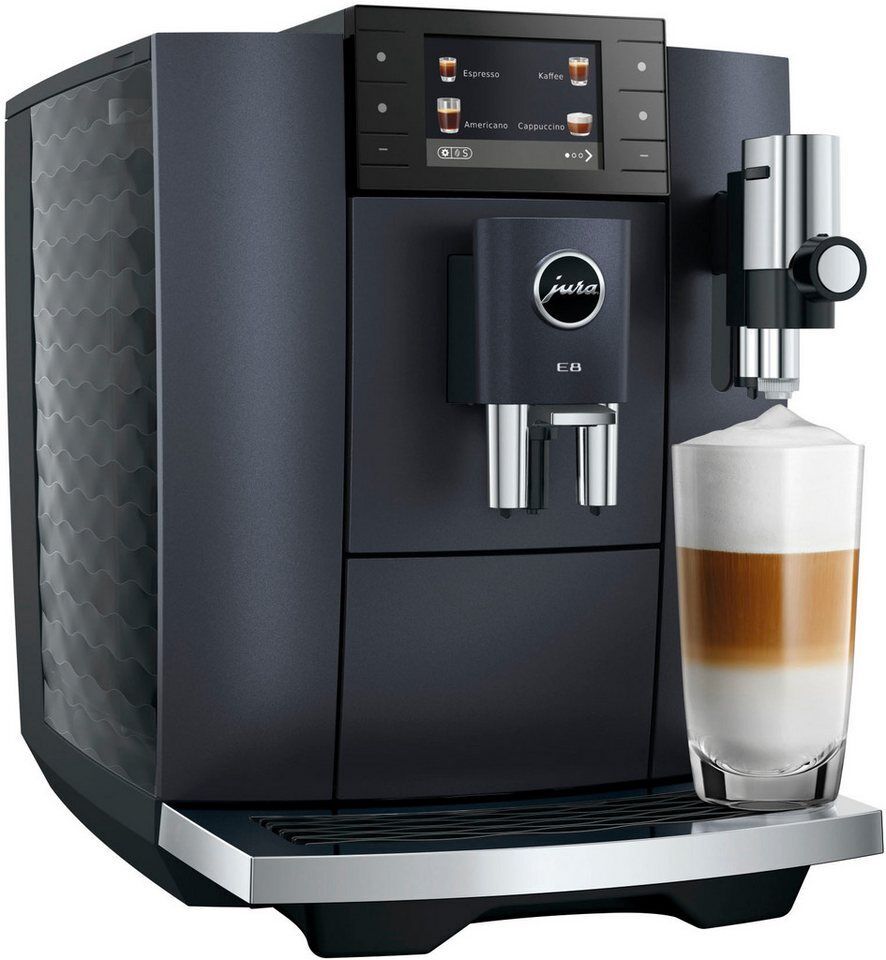 JURA Kaffeevollautomat 15749 E8 Cosmic Black (ED)