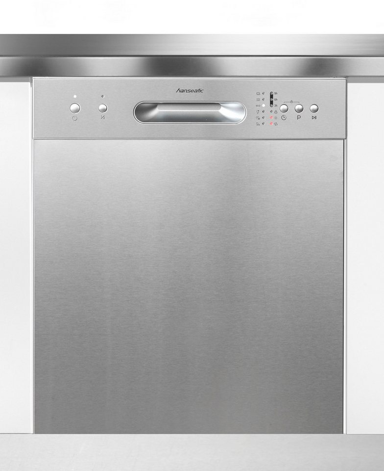 Hanseatic Unterbaugeschirrspüler HGU6082E127735BI, 12 Maßgedecke, für 12 Maßgede