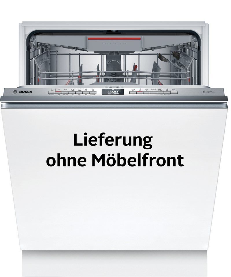 BOSCH vollintegrierbarer Geschirrspüler Serie 4 SMV4ECX32E, 14 Maßgedecke, Info