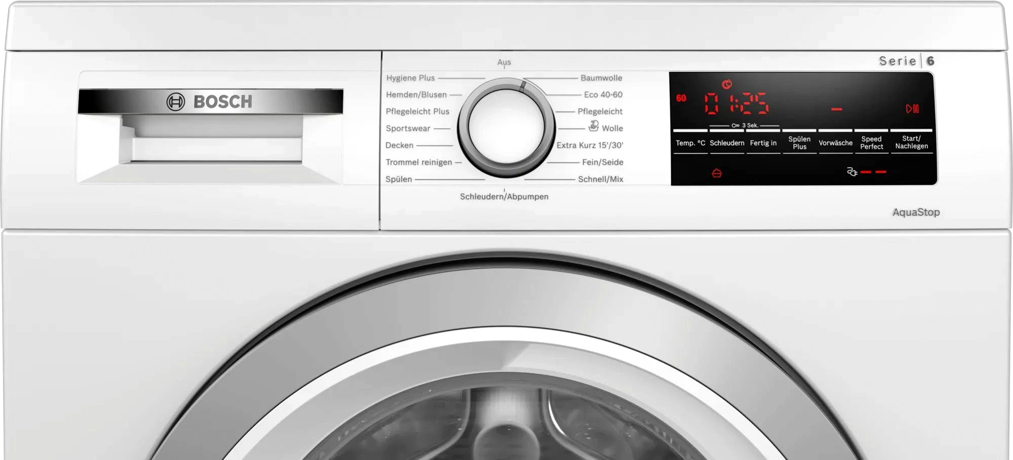 BOSCH Waschmaschine WUU28T70, 8 kg, 1400 U/min, unterbaufähig