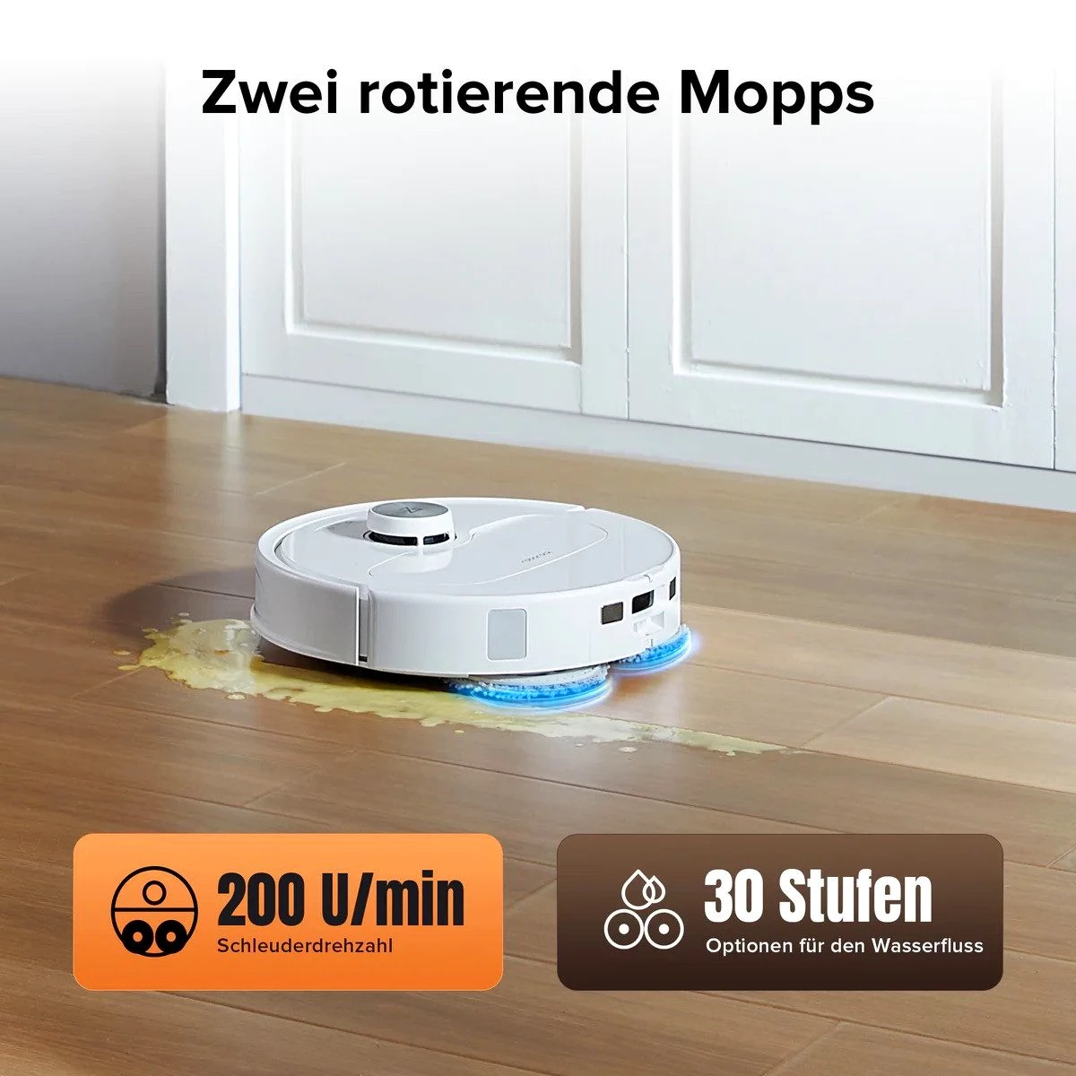 Roborock Nass-Trocken-Saugroboter Roborock Qrevo Master Saugroboter mit 3.0 Dockingstation Weiß