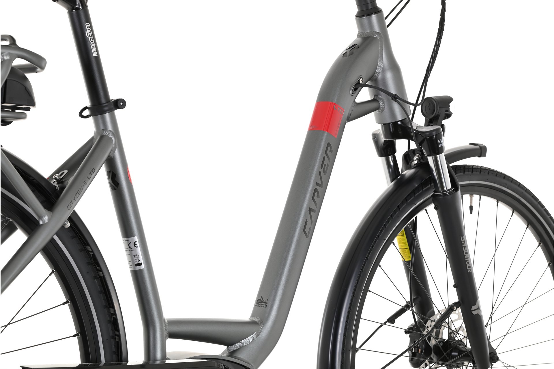 Carver Cityzen E LTD FL - 400 Wh - 28 Zoll - Tiefeinsteiger