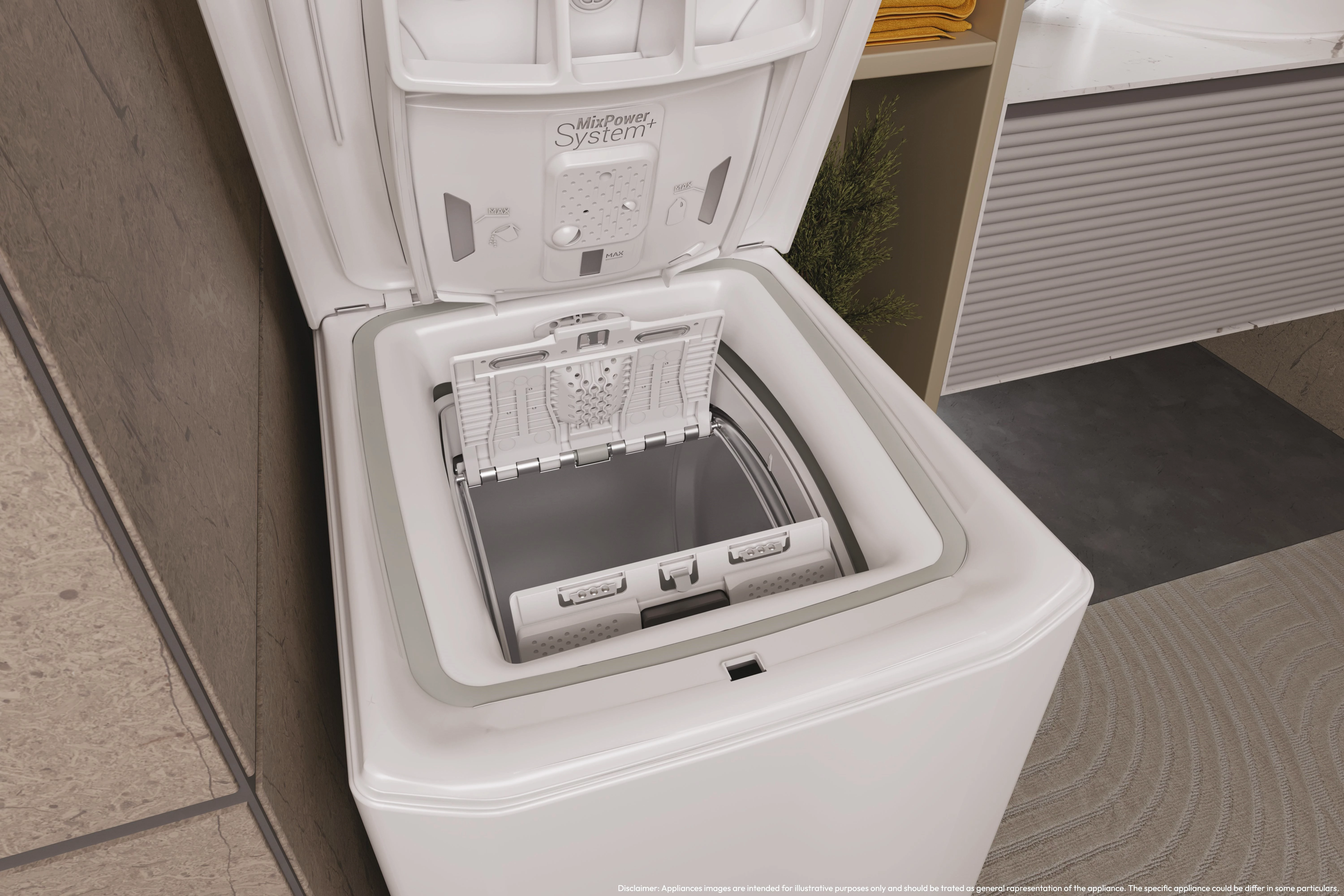 Haier Waschmaschine Toplader THASNQ476TM5-84, 7 kg, 1400 U/min, hOn App