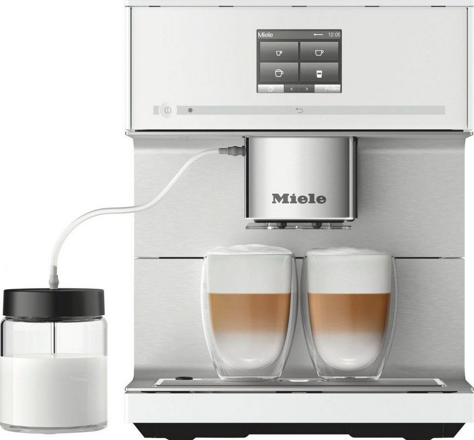 Miele Kaffeevollautomat CM7350 CoffeePassion, inkl. Milchgefäß, Kaffeekannenfunk