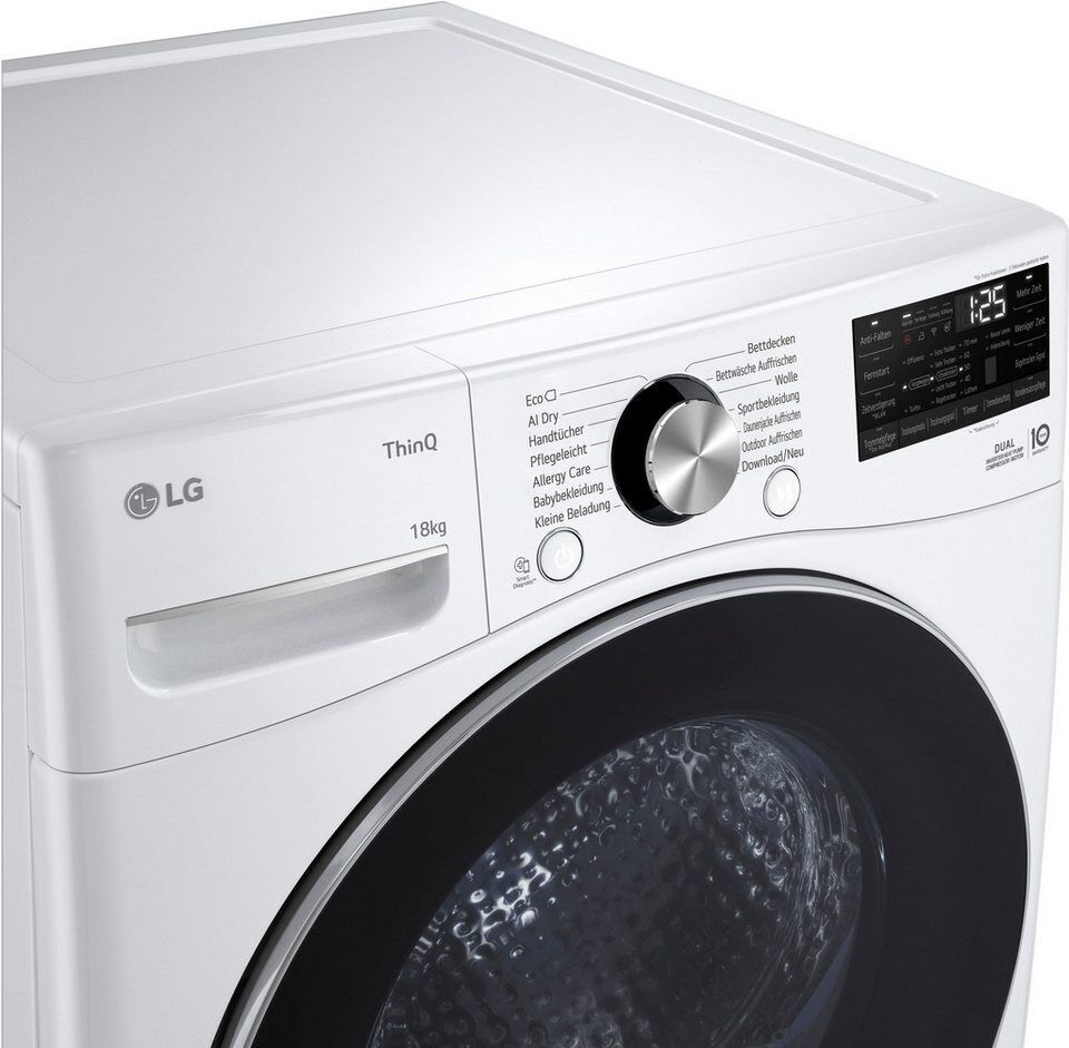 LG Wärmepumpentrockner RT18VT, Allergy Care