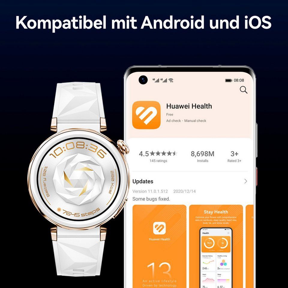 Huawei Watch GT5 PRO 46MM (Vili-B29M) Smartwatch (3,63 cm/1,43 Zoll, Harmony OS)