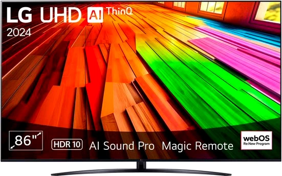 LG 86UT81006LA LED-Fernseher (217 cm/86 Zoll, 4K Ultra HD, Smart-TV)