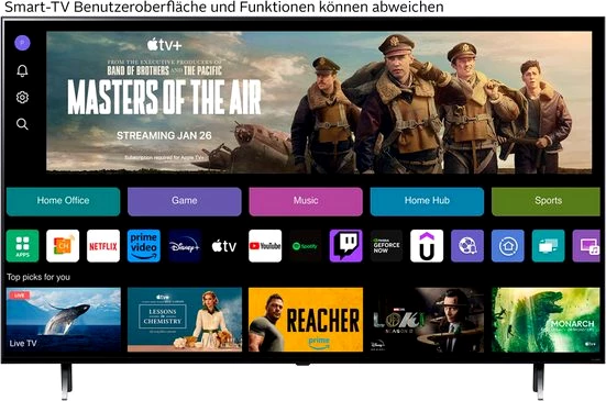 LG 55QNED776RB QNED-Fernseher (139 cm/55 Zoll, 4K Ultra HD, Smart-TV)