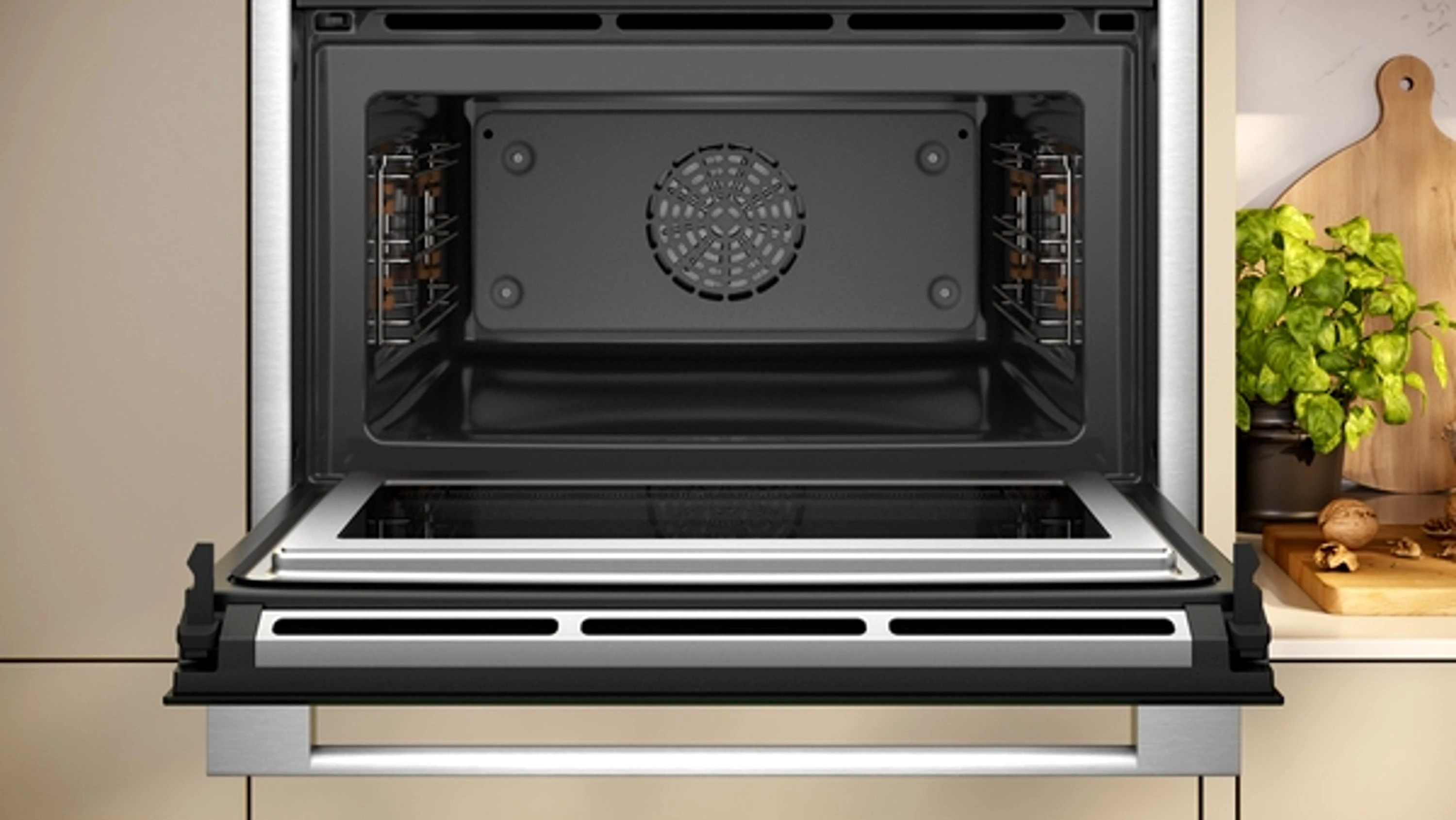 NEFF Minibackofen C24MS31N0, mit Mikrowelle, Soft Close und Soft Opening