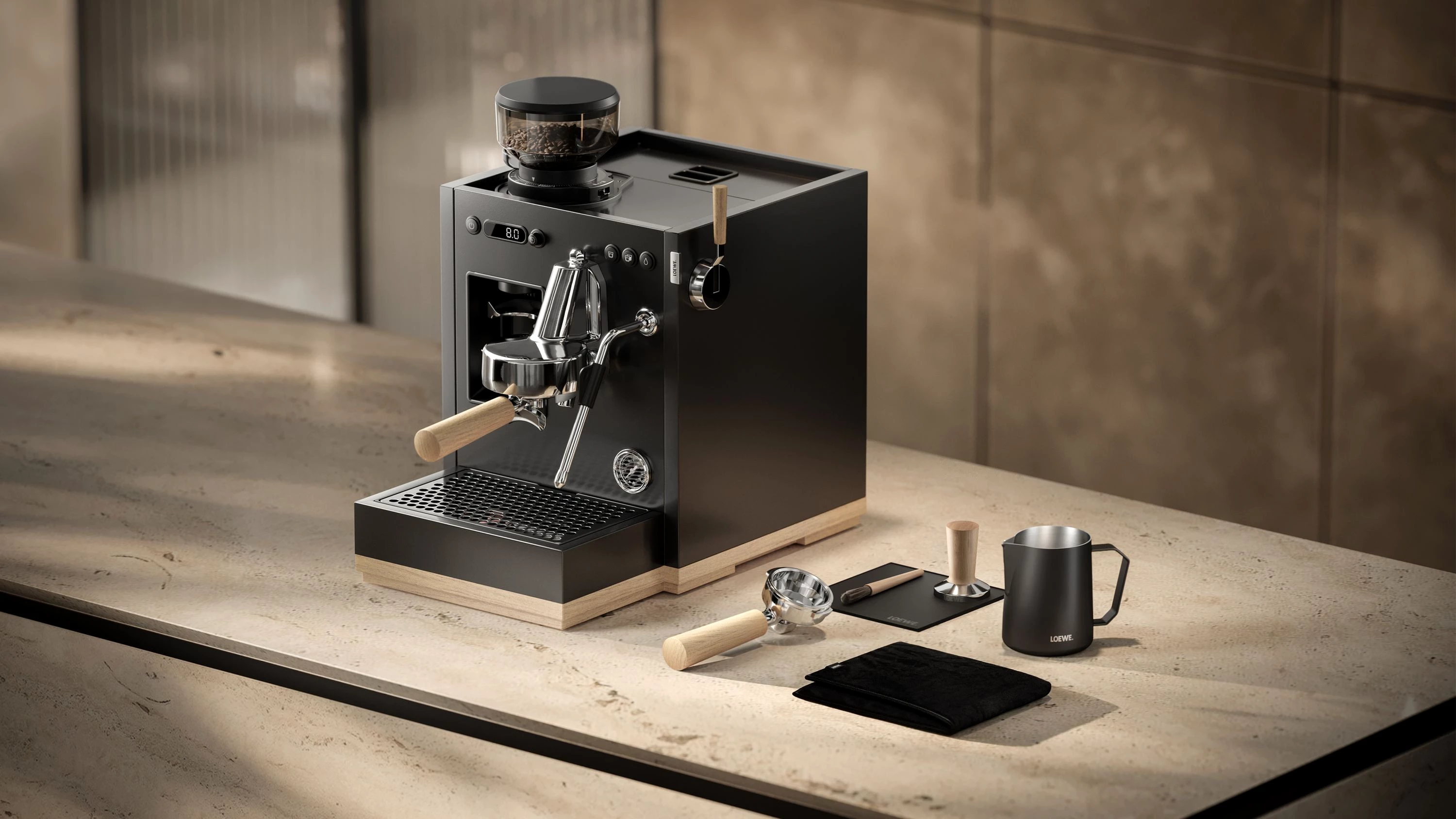 Loewe Siebträgermaschine, Entwickelt in Deutschland