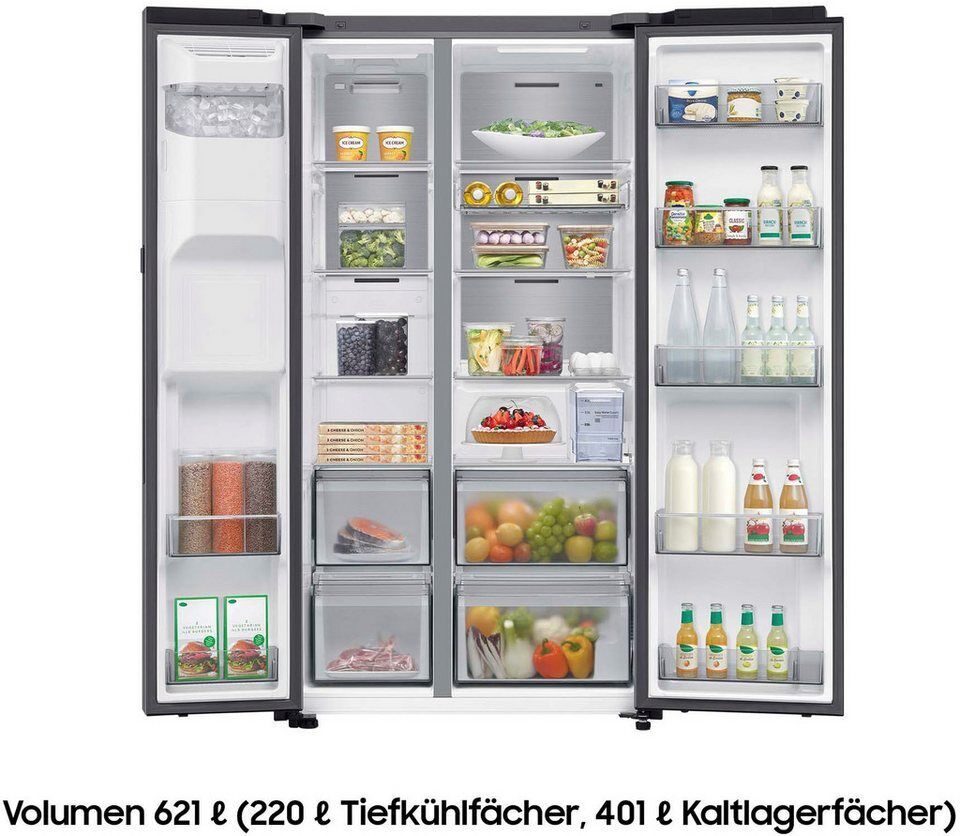 Samsung Side-by-Side RS94F RS90F65EDT, 178,4 cm hoch, 91,2 cm breit, Separate Te