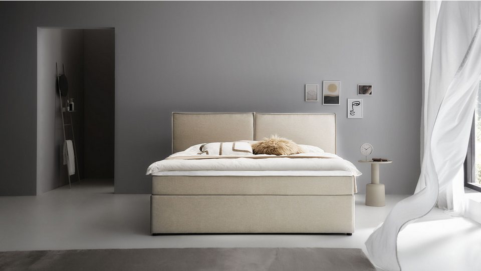 ATLANTIC home collection Boxbett NIKITA, bodentiefes Bett, wahlweise mit Matratz
