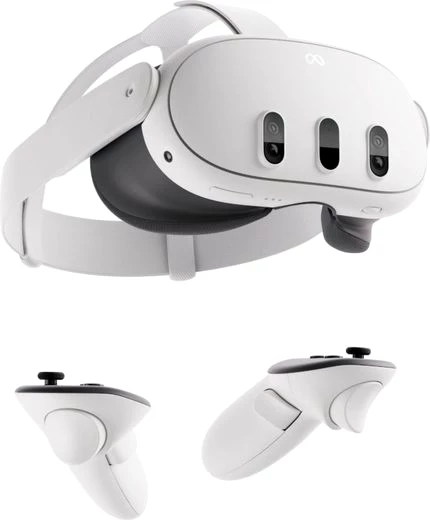 Meta Quest 3 Virtual-Reality-Brille (4128 x 2208 px, 120 Hz, LCD)