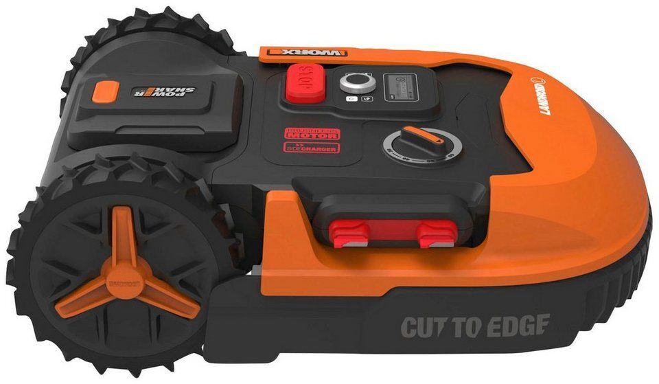 Worx Rasenmähroboter Landroid L1000, bis 1000 m² Rasenfläche, (Set), 1000m², 20V