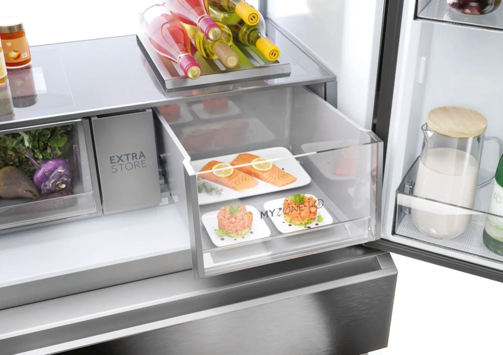 Haier French Door FD 90 SERIES 7 PRO HFW7918ENMP, 177,5 cm hoch, 90,8 cm breit, 178 cm hoch
