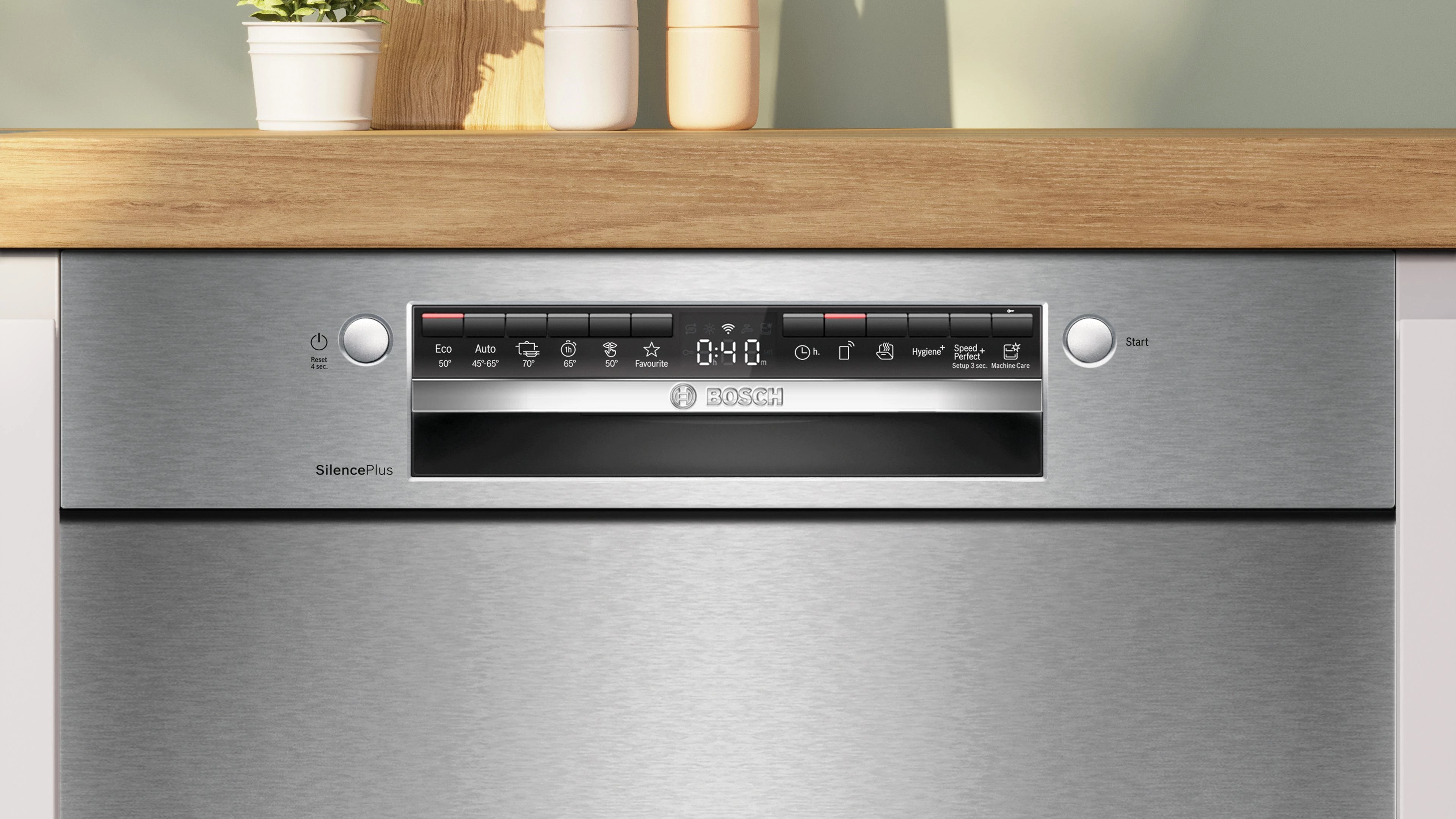 BOSCH Unterbaugeschirrspüler Serie 4 SMU4EVS09E, 14 Maßgedecke