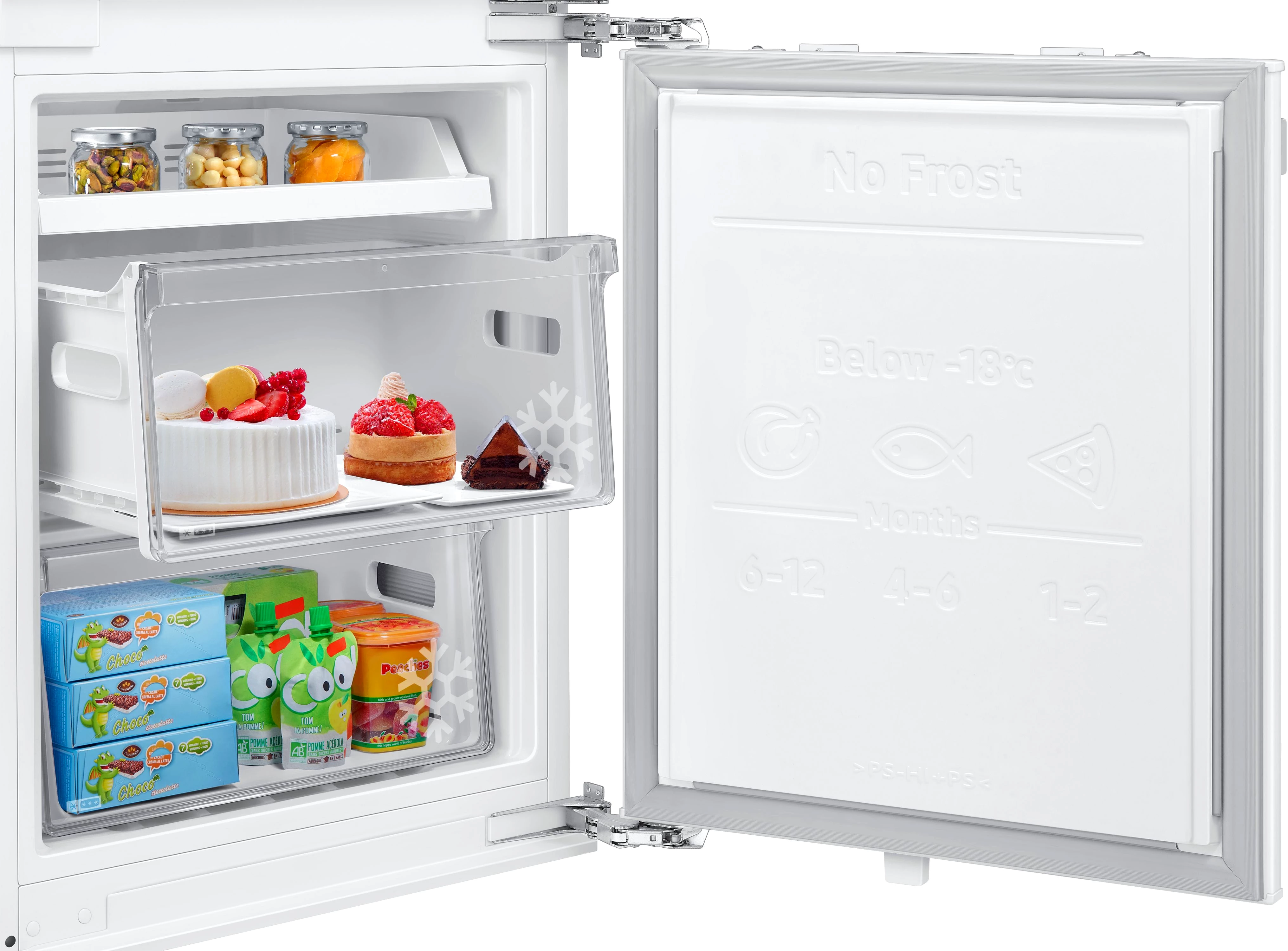 Samsung Einbaukühlgefrierkombination BRB8OF BRB80F26ACFO, 177,5 cm hoch, 54 cm breit