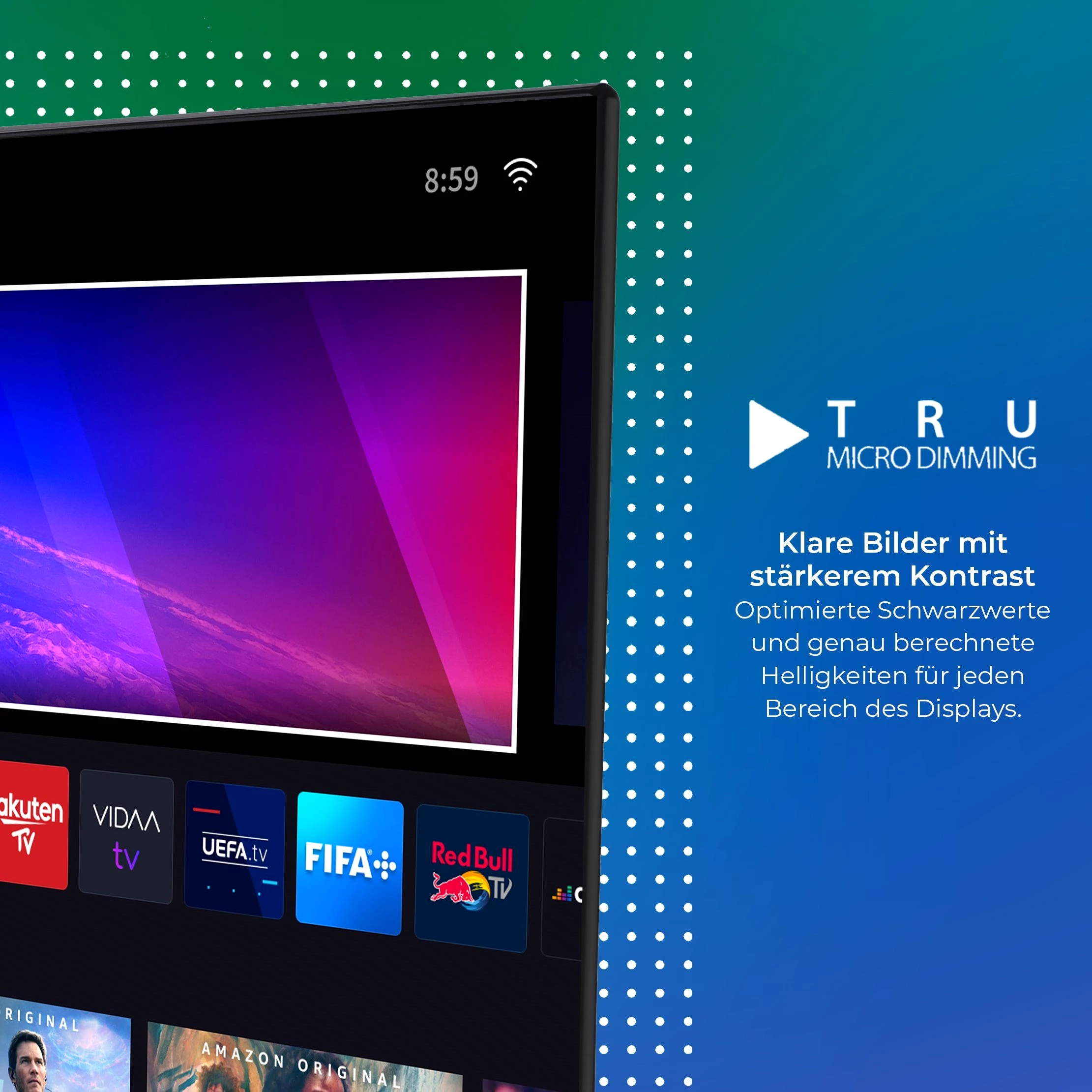 Toshiba 65QV2363DAW QLED-Fernseher